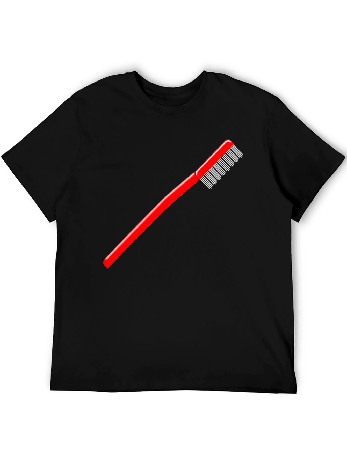 Red Comb Graphic Tee - Stylish & Unique