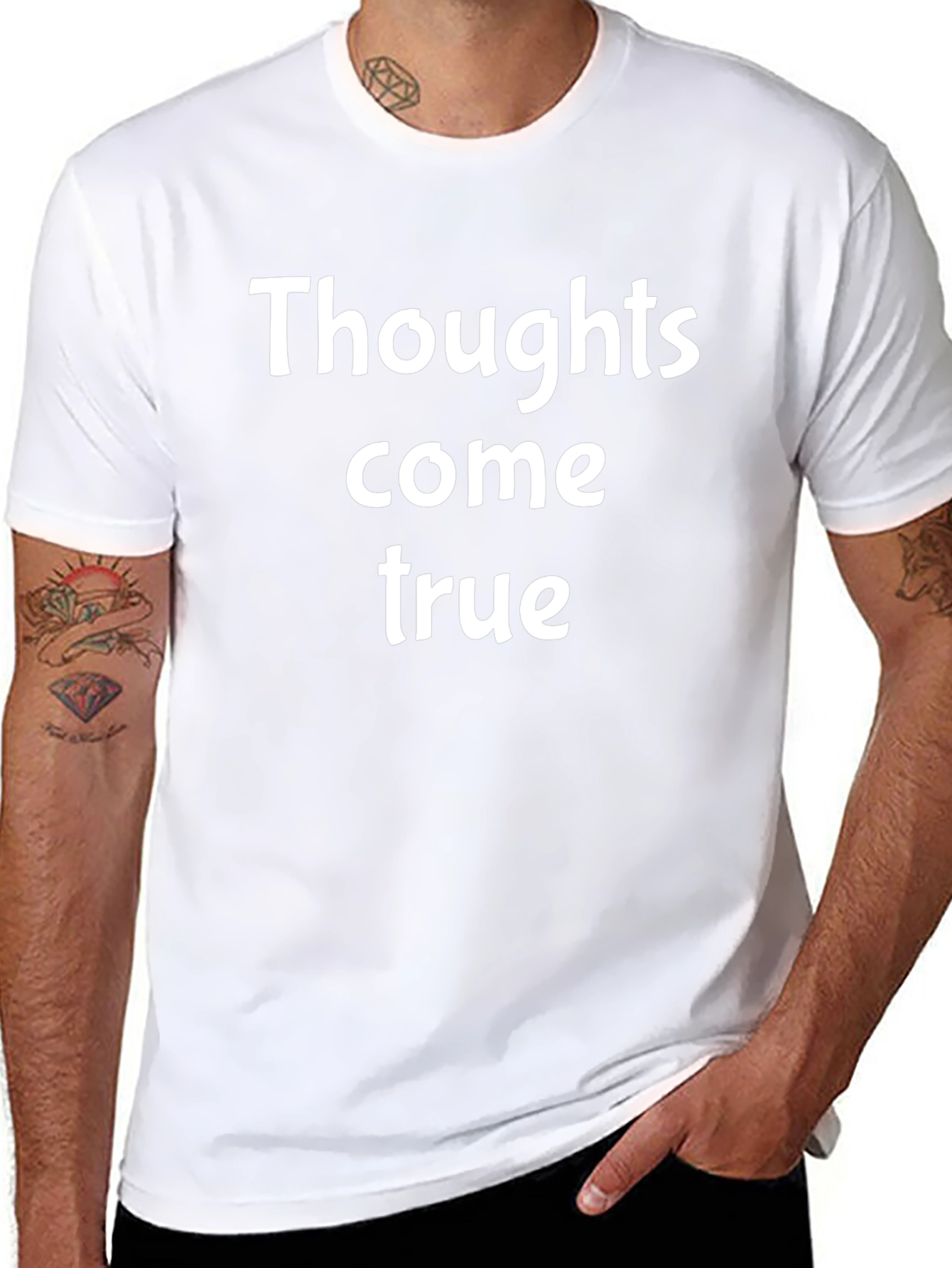 Thoughts Come True T-Shirt - Black