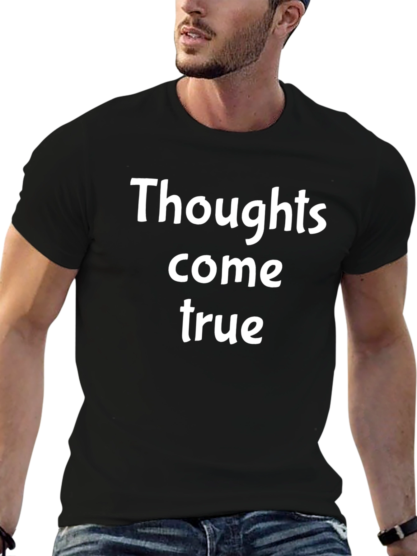 Thoughts Come True T-Shirt - Black