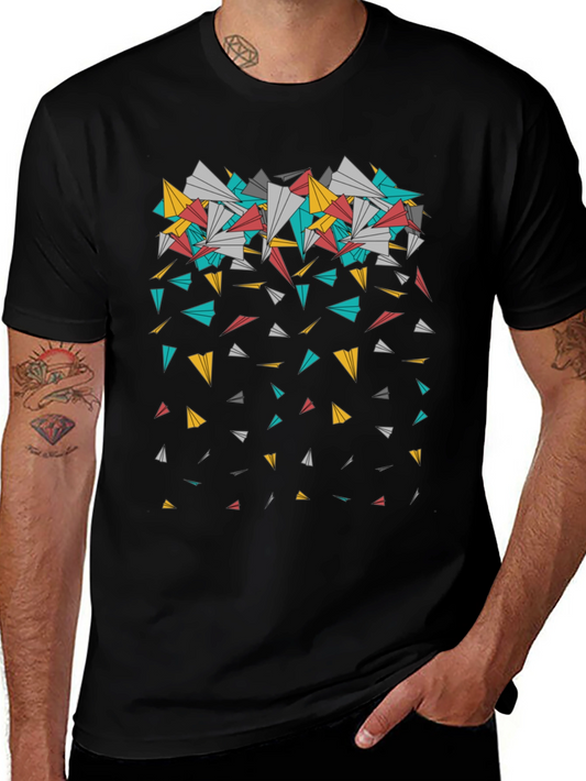 Paper Airplane Cascade Graphic Tee