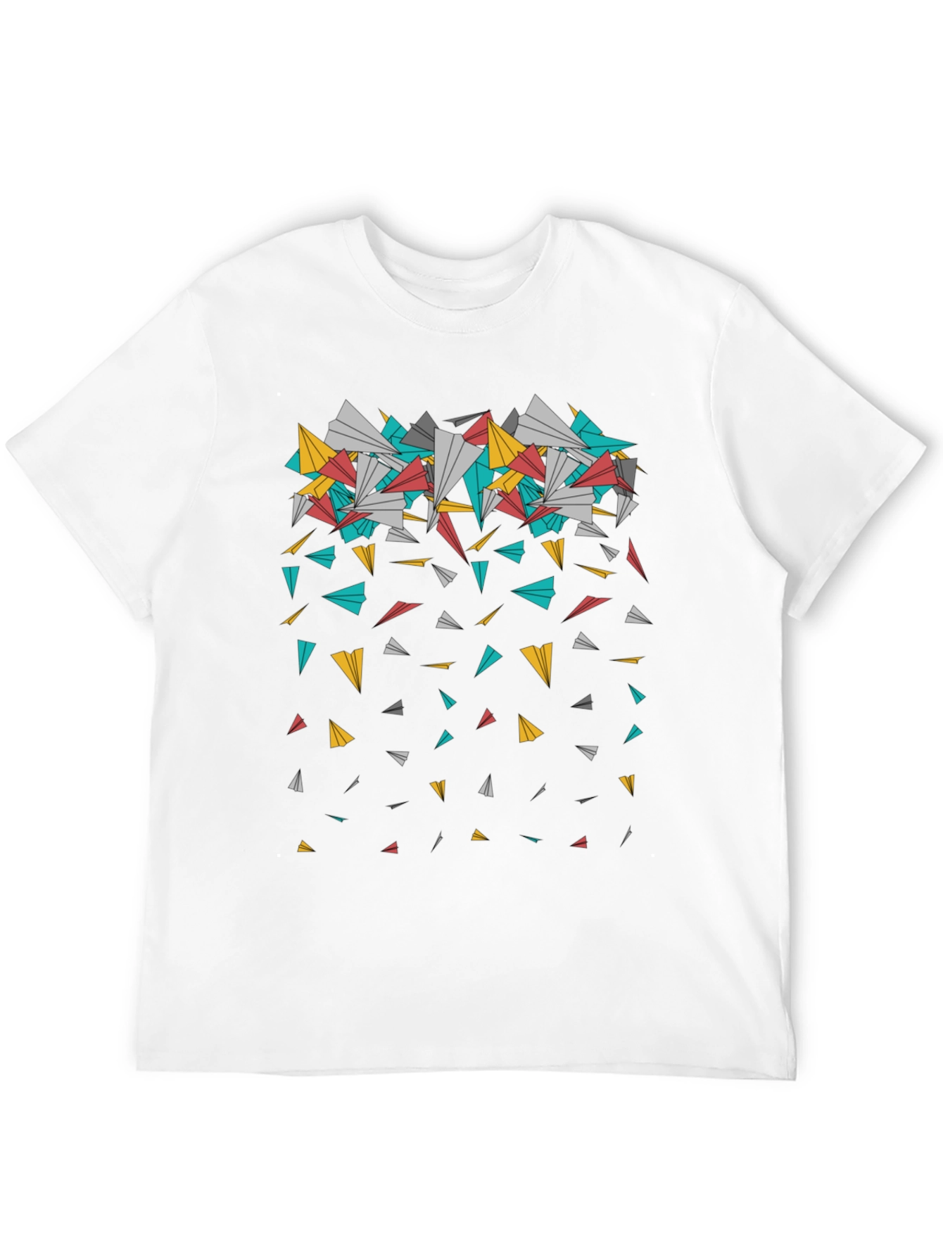 Paper Airplane Cascade Graphic Tee