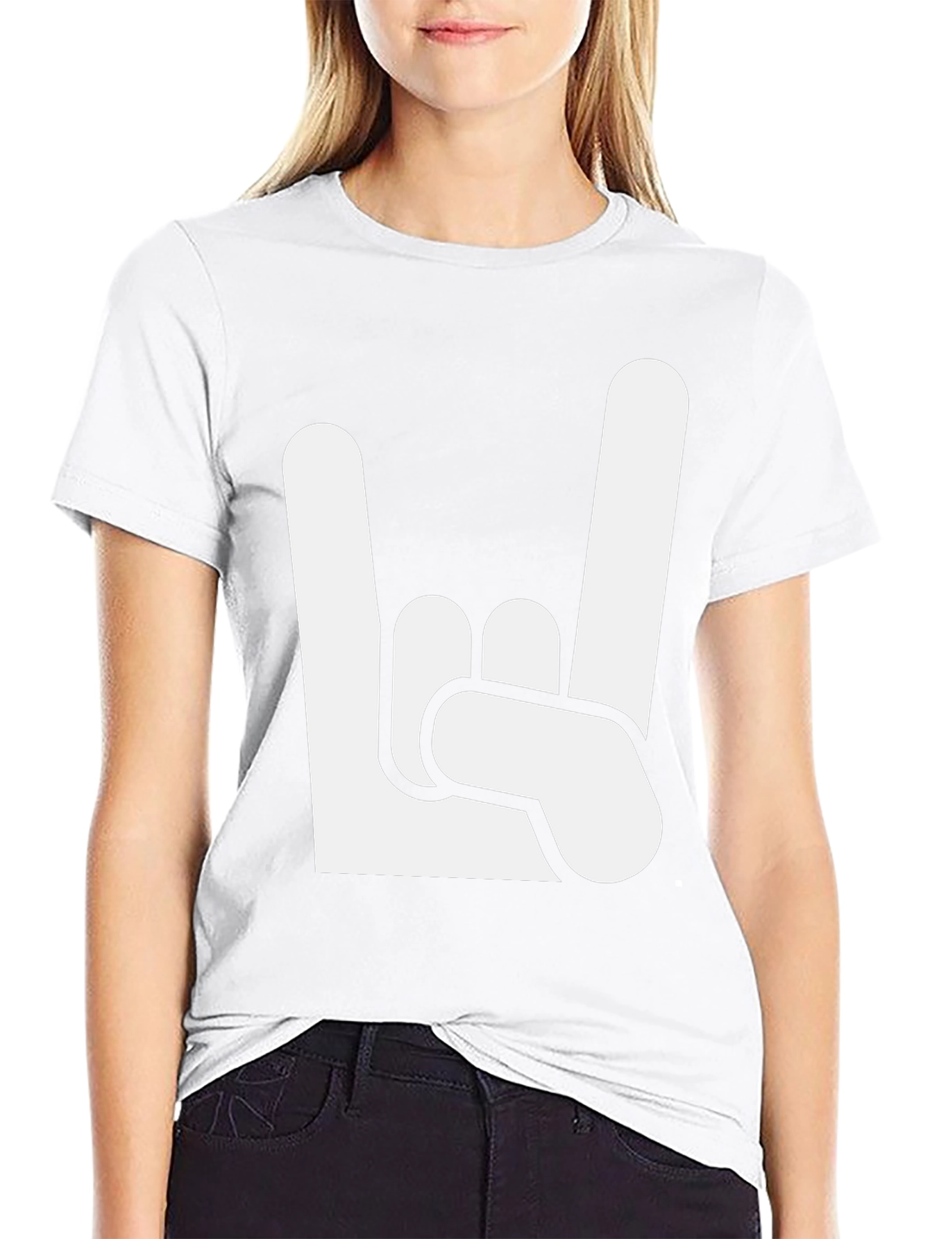 Rock On T-Shirt - Metal Hand Sign Graphic Tee