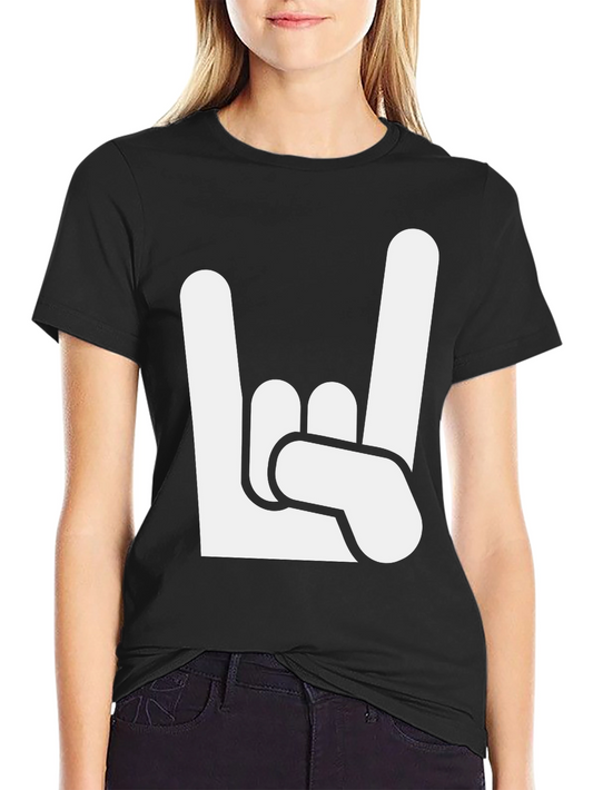 Rock On T-Shirt - Metal Hand Sign Graphic Tee