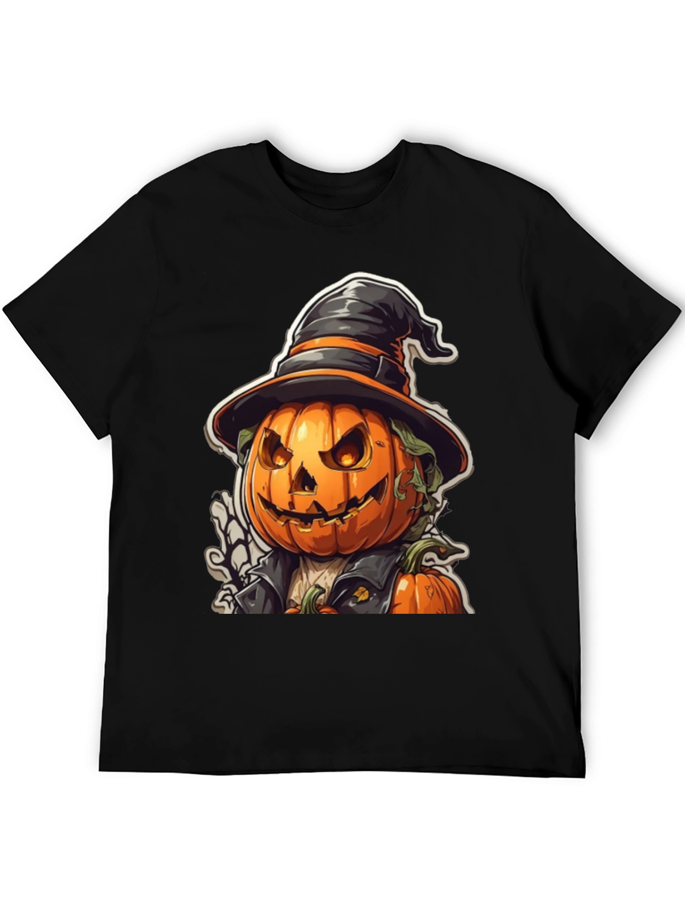 Halloween Pumpkin Head T-Shirt