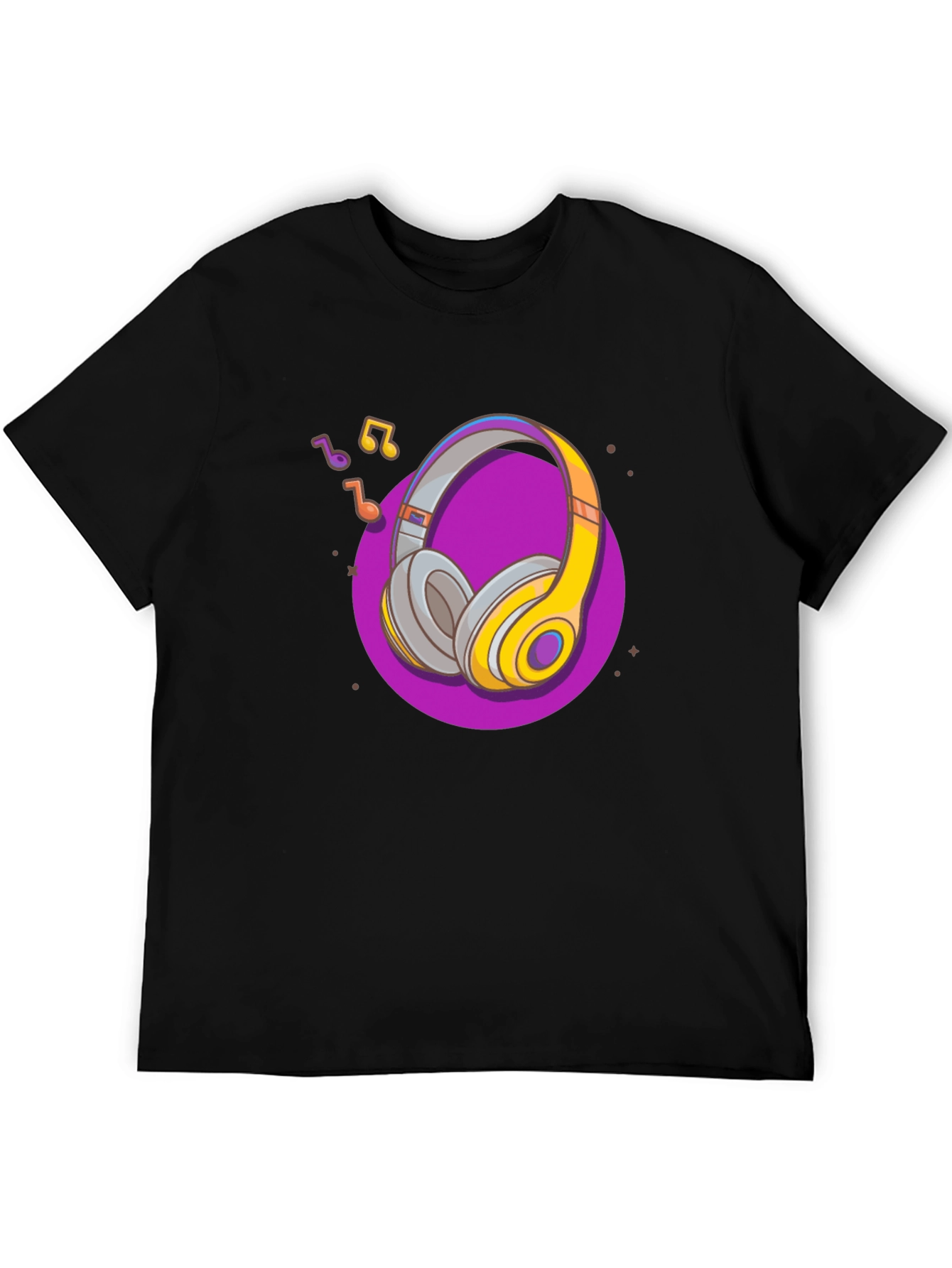 Headphones Graphic Tee - Stylish Music Lover Shirt