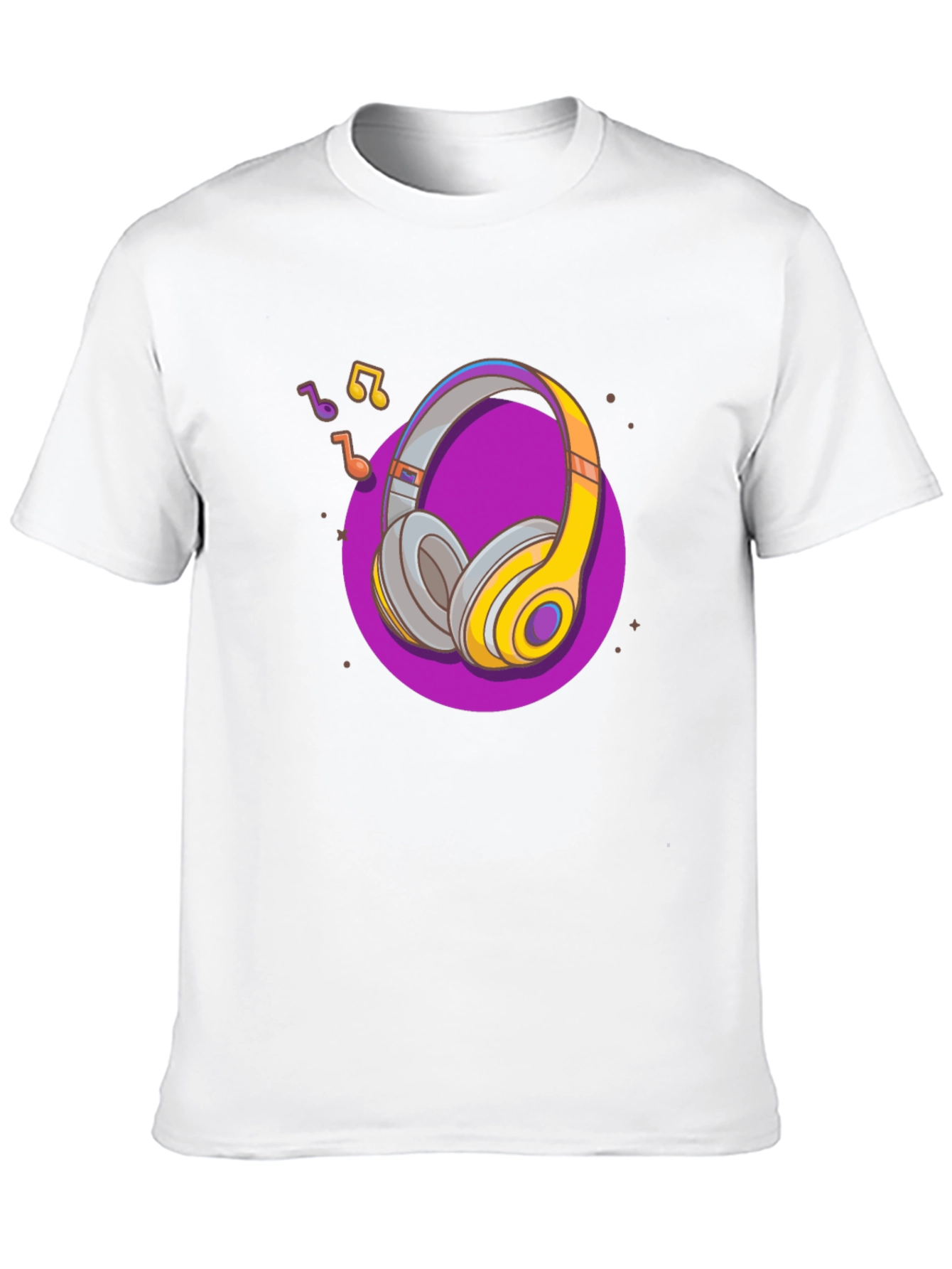 Headphones Graphic Tee - Stylish Music Lover Shirt