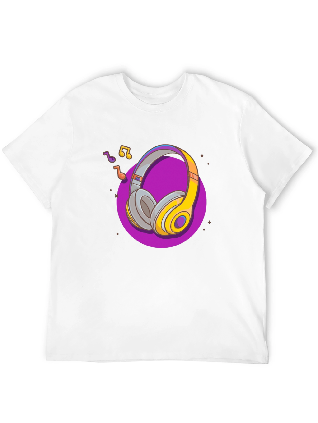 Headphones Graphic Tee - Stylish Music Lover Shirt