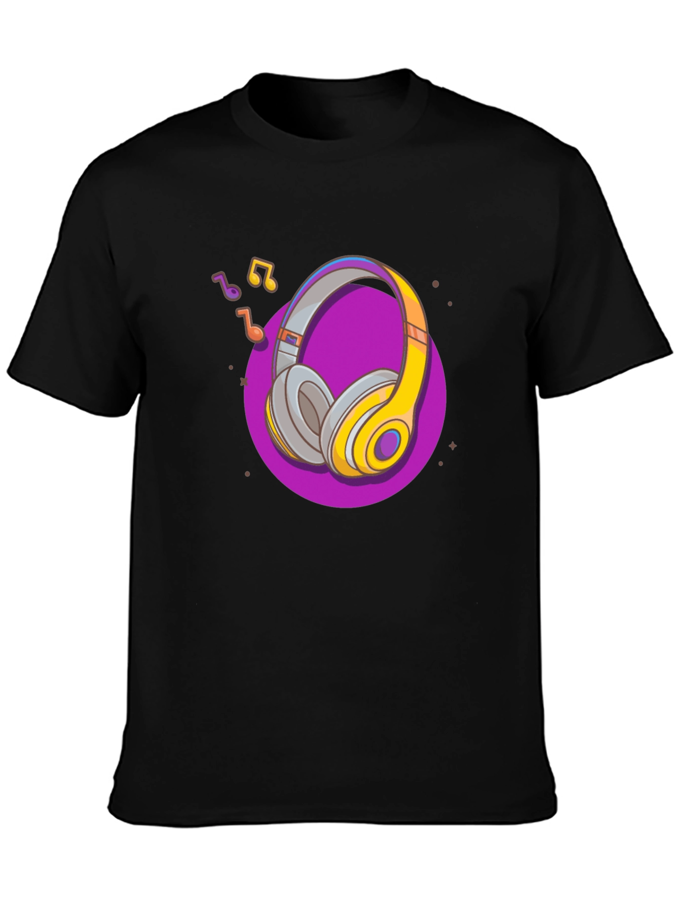 Headphones Graphic Tee - Stylish Music Lover Shirt