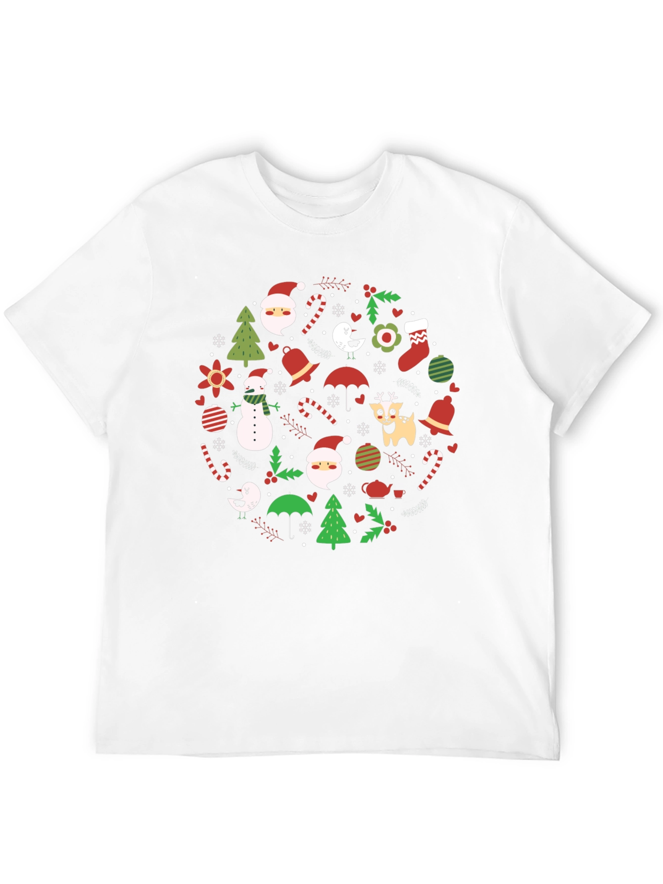 Holiday Cheer Graphic Tee - Christmas Themed T-Shirt