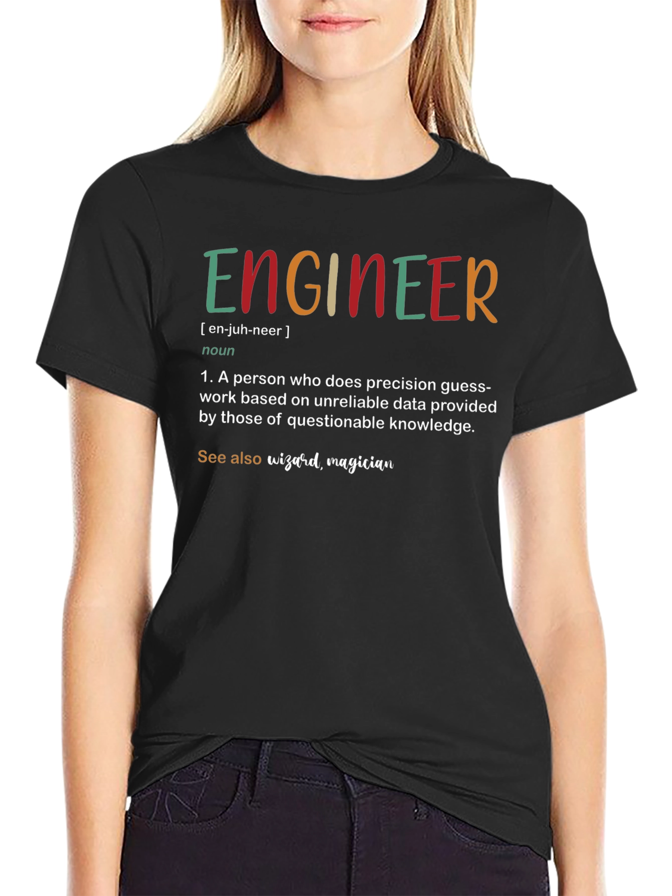 Engineer Definition Graphic T-Shirt