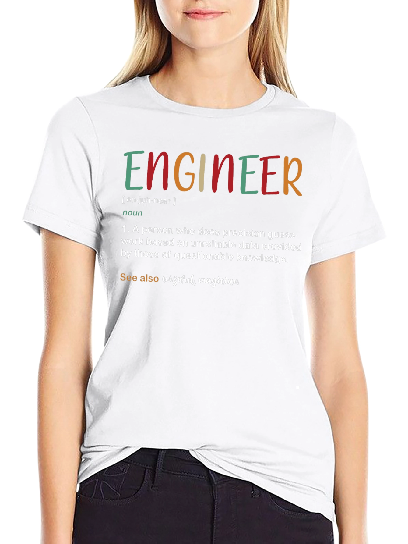 Engineer Definition Graphic T-Shirt
