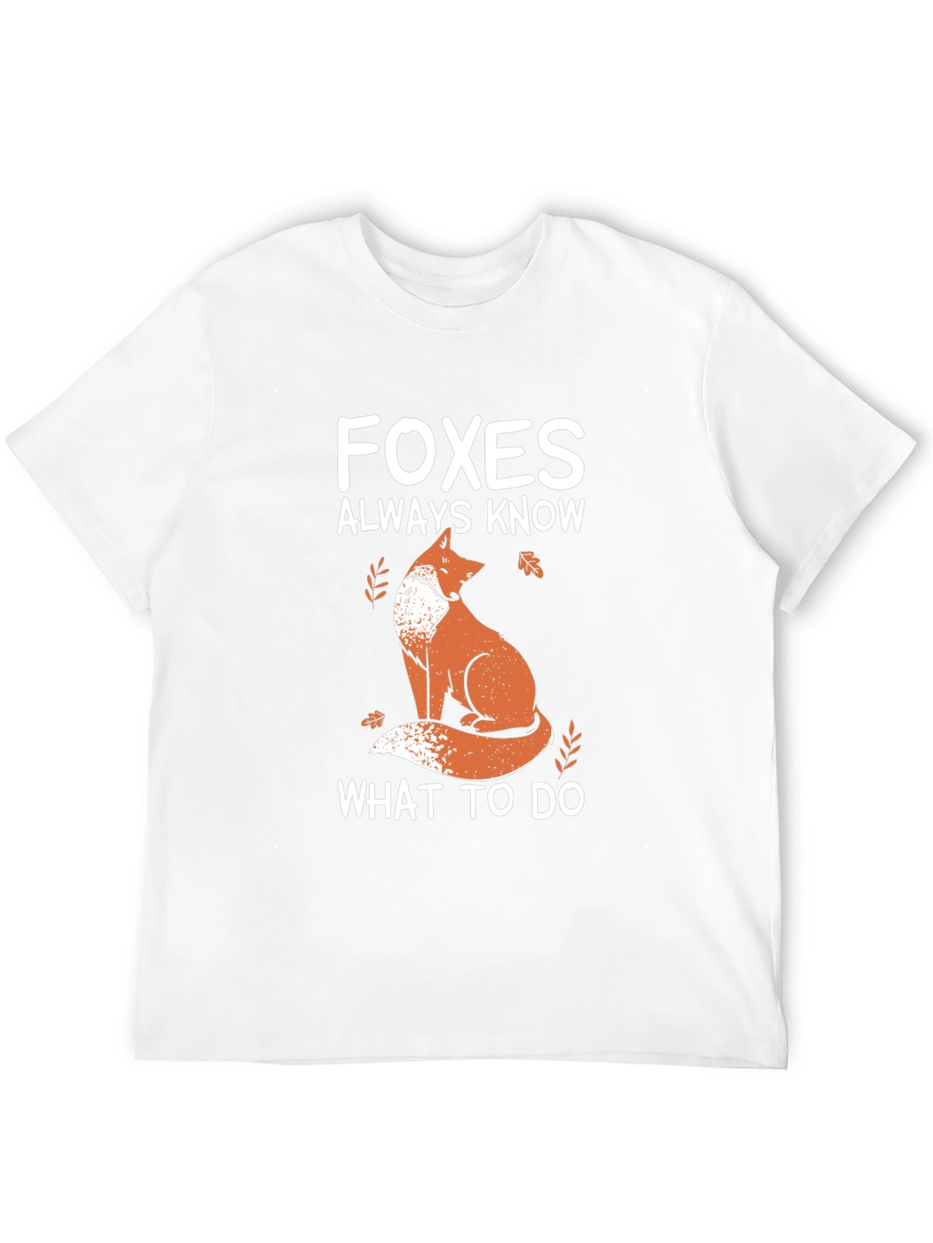 Foxes Always Know T-Shirt - Black Graphic Tee