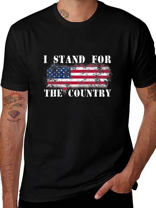 I Stand For The Country Patriotic T-Shirt