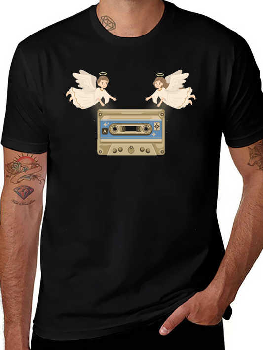 Angelic Mixtape T-Shirt - Retro Music Tee