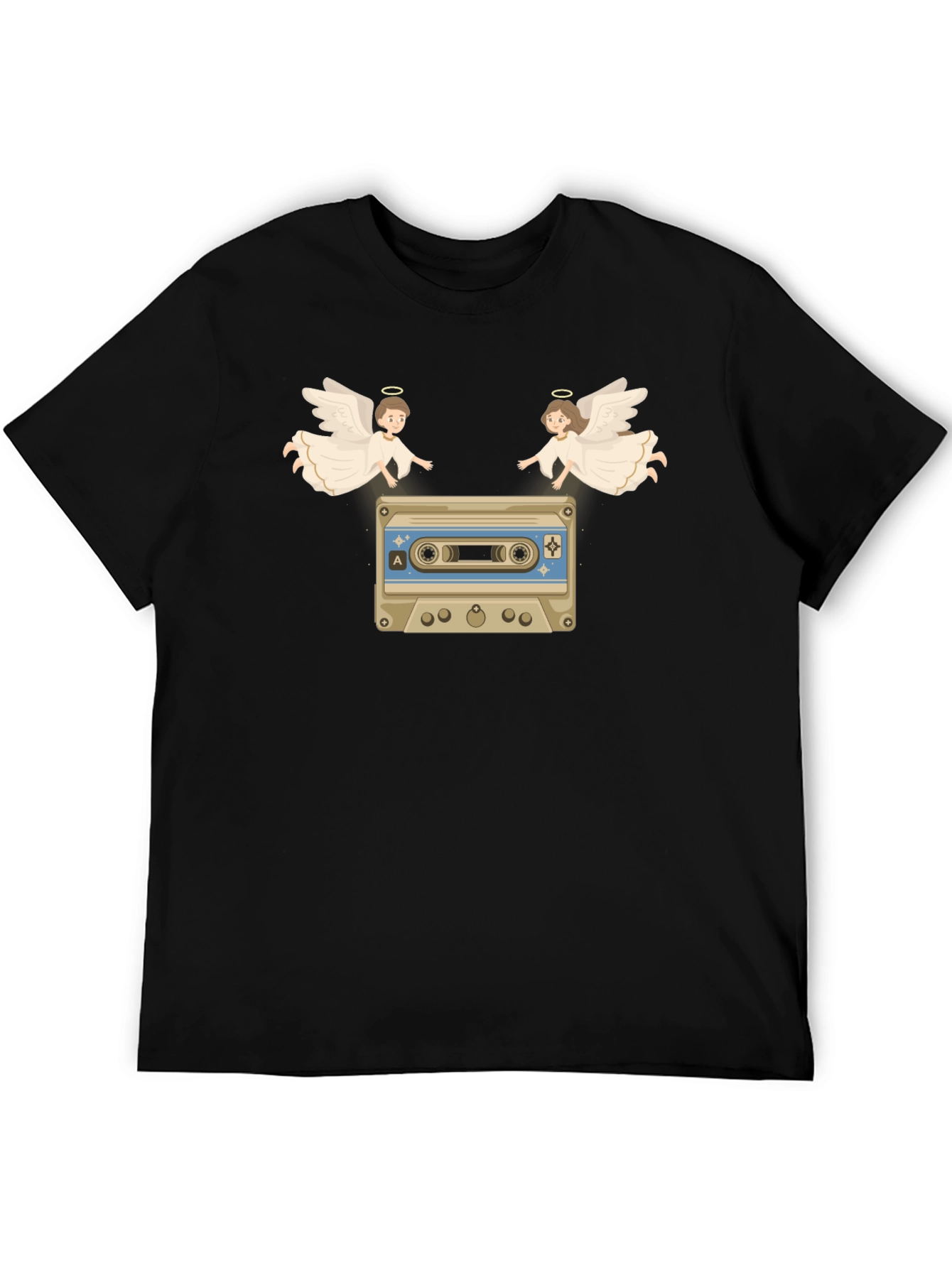 Angelic Mixtape T-Shirt - Retro Music Tee