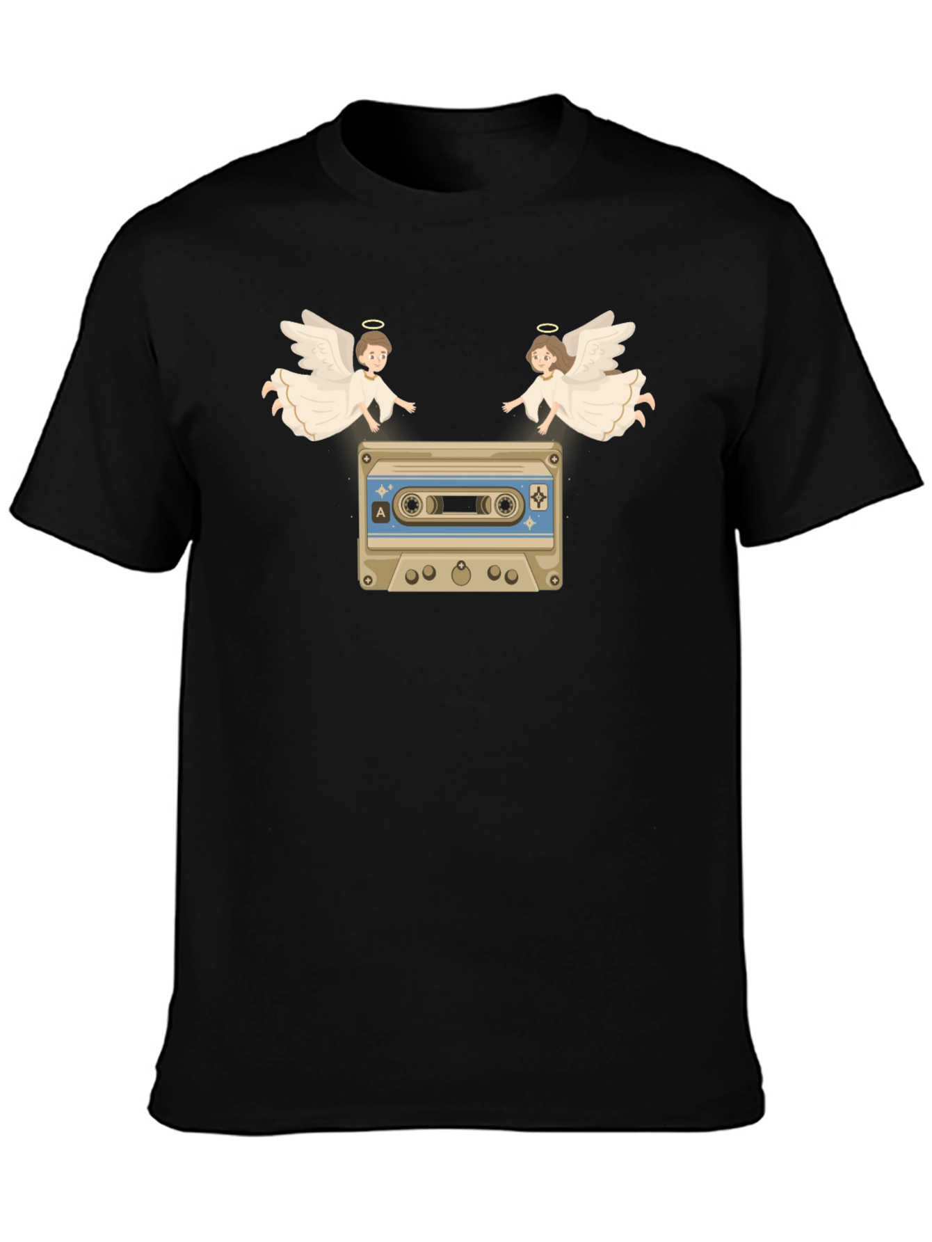 Angelic Mixtape T-Shirt - Retro Music Tee