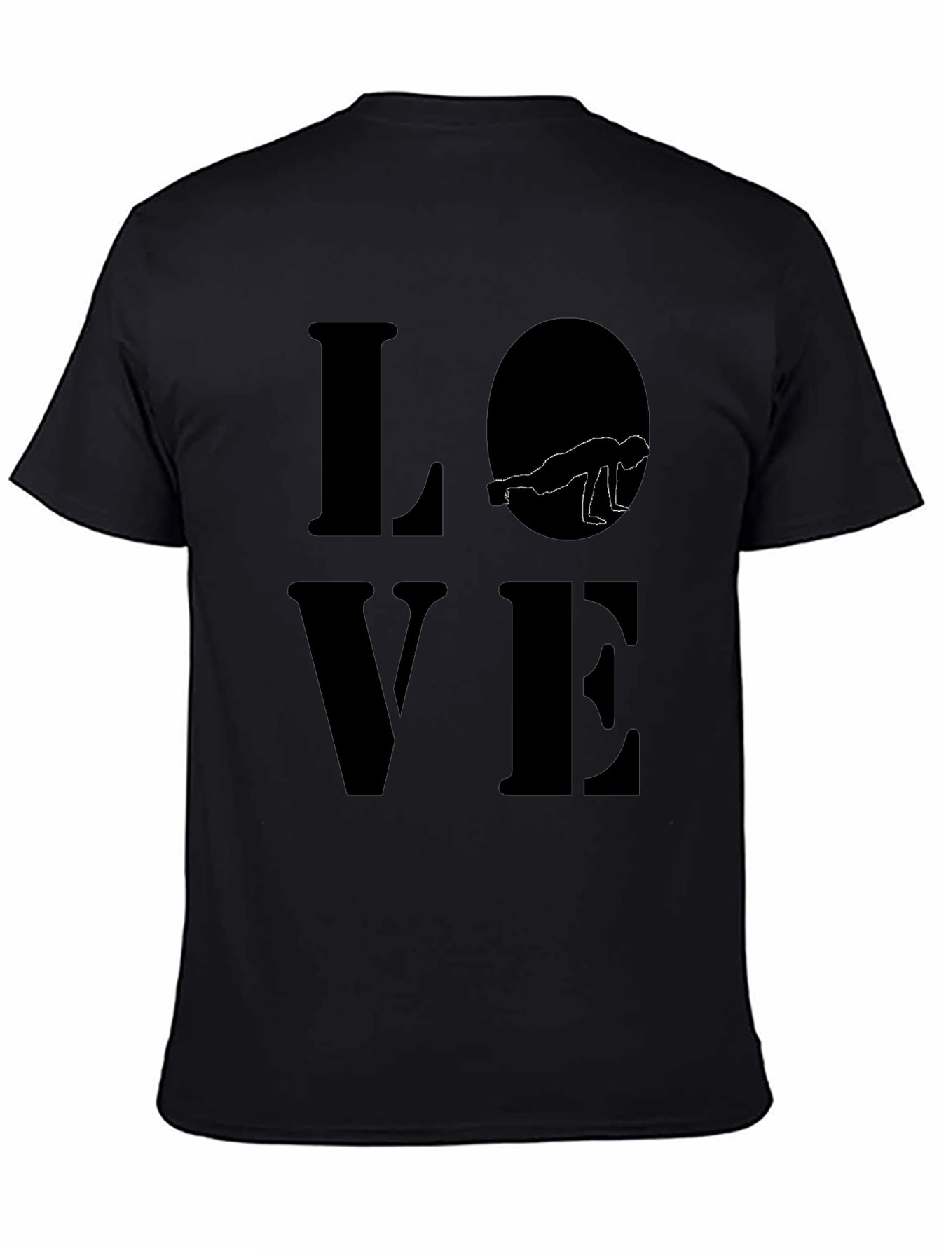 Yoga Love T-Shirt - Crow Pose Silhouette Design