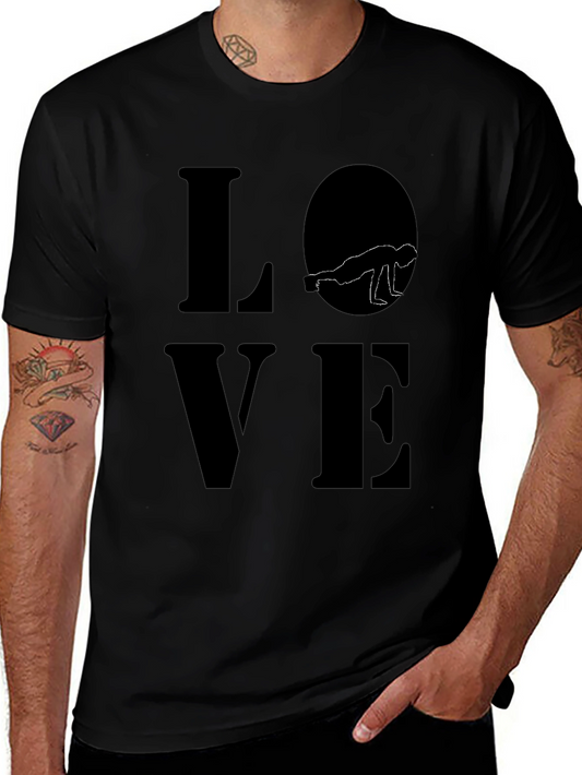 Yoga Love T-Shirt - Crow Pose Silhouette Design