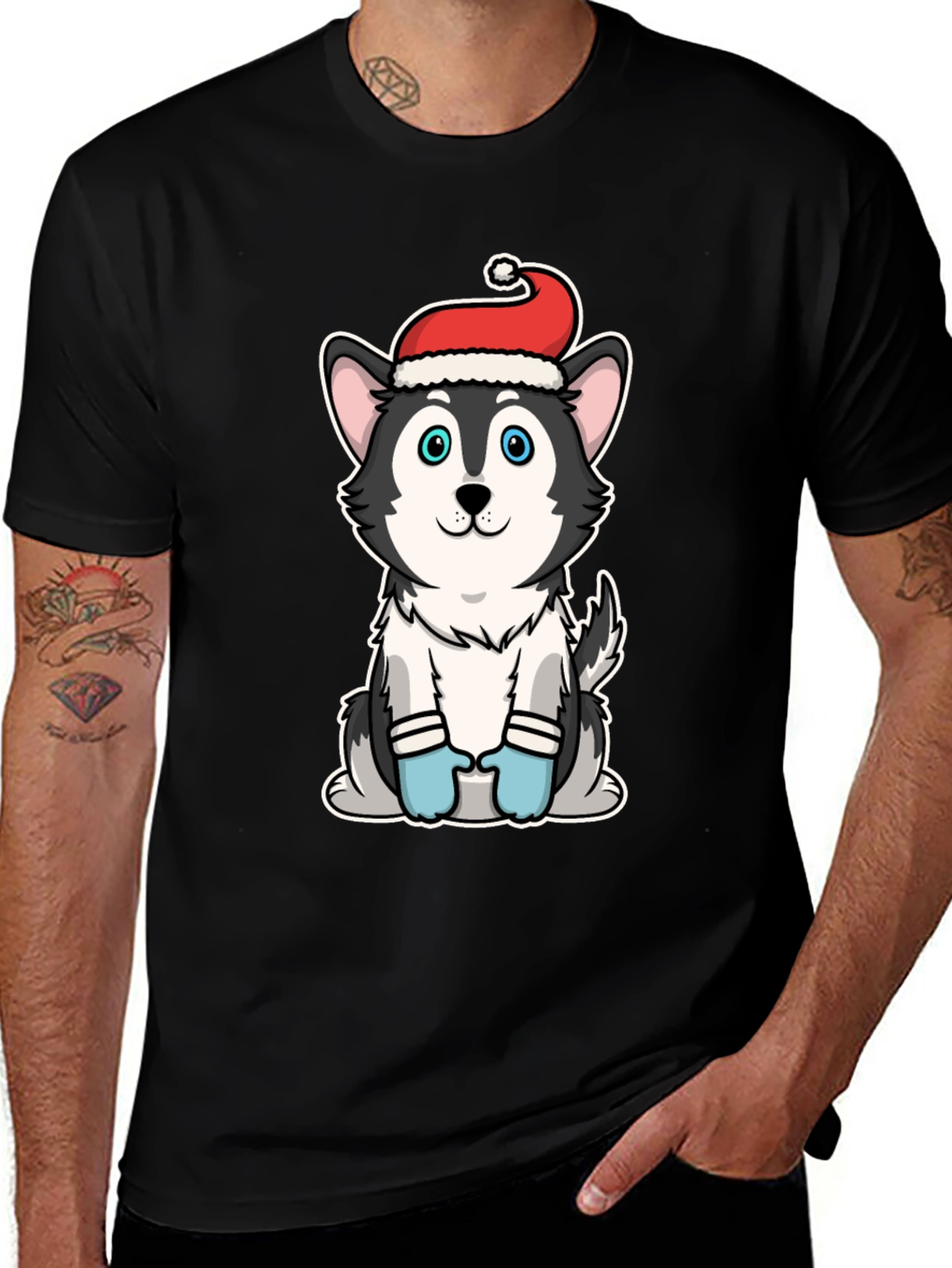 Husky Christmas T-Shirt