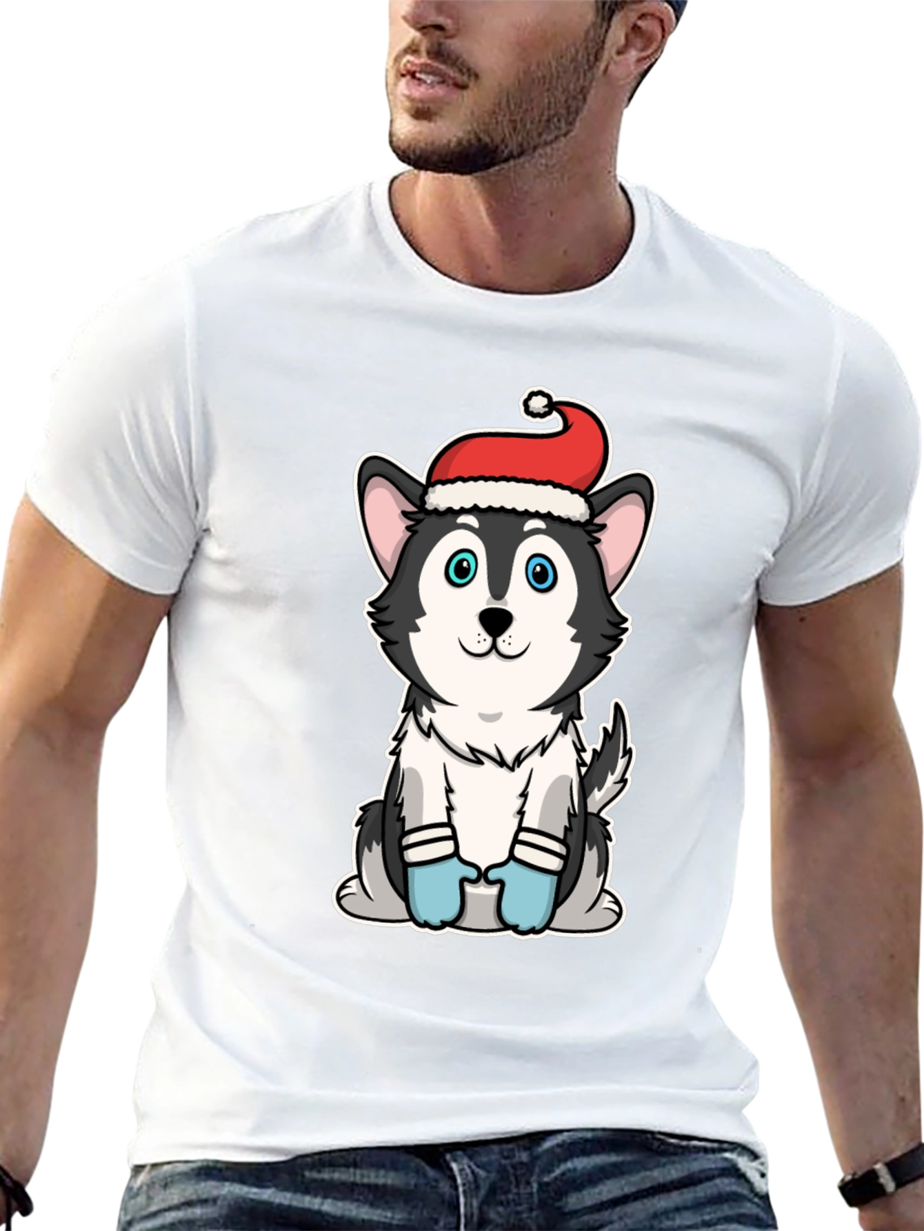 Husky Christmas T-Shirt