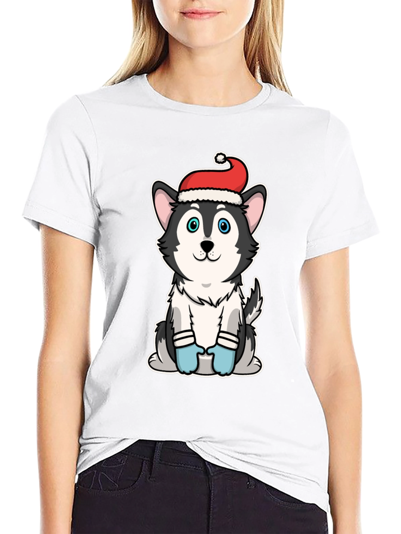 Husky Christmas T-Shirt