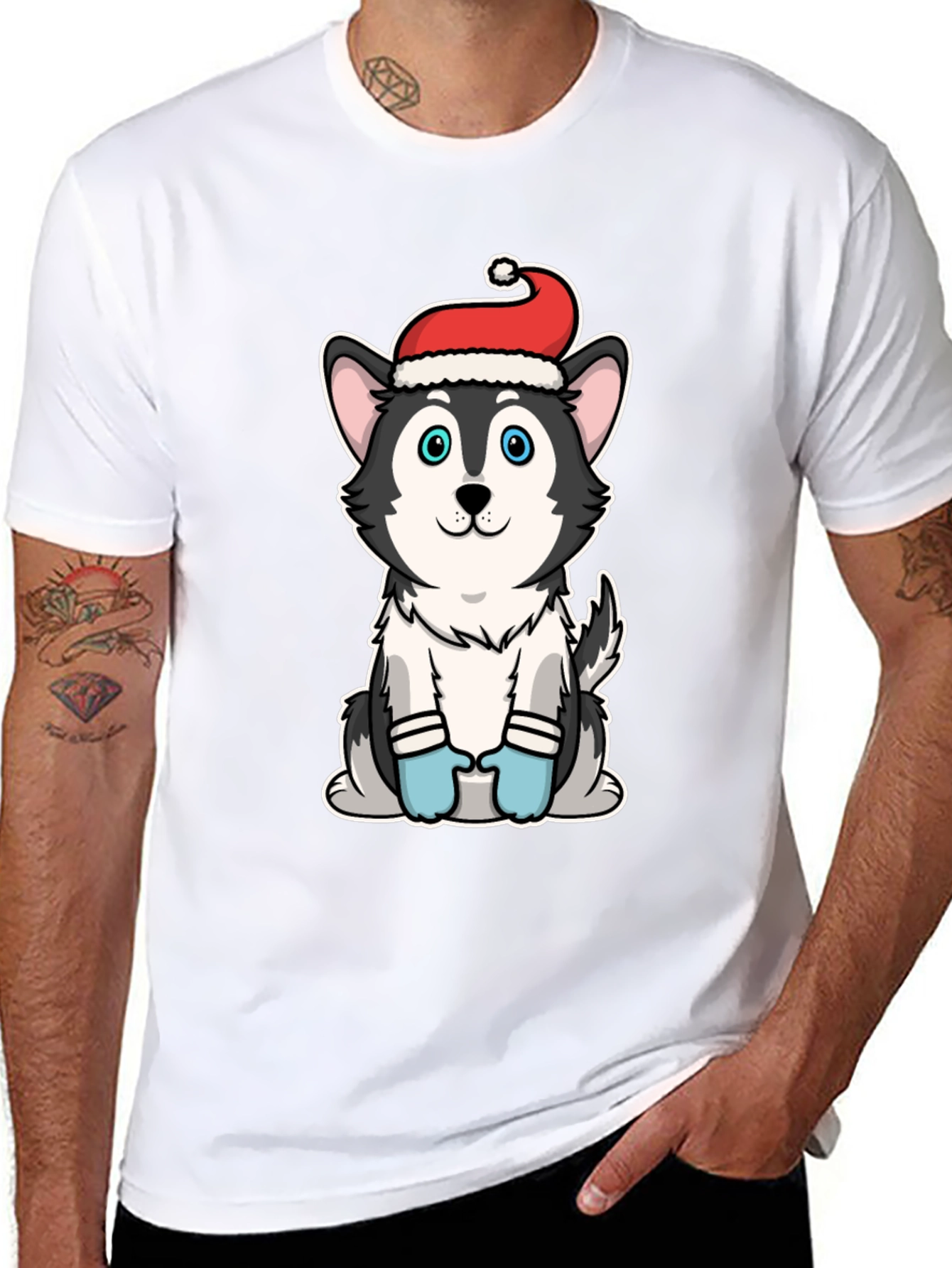 Husky Christmas T-Shirt