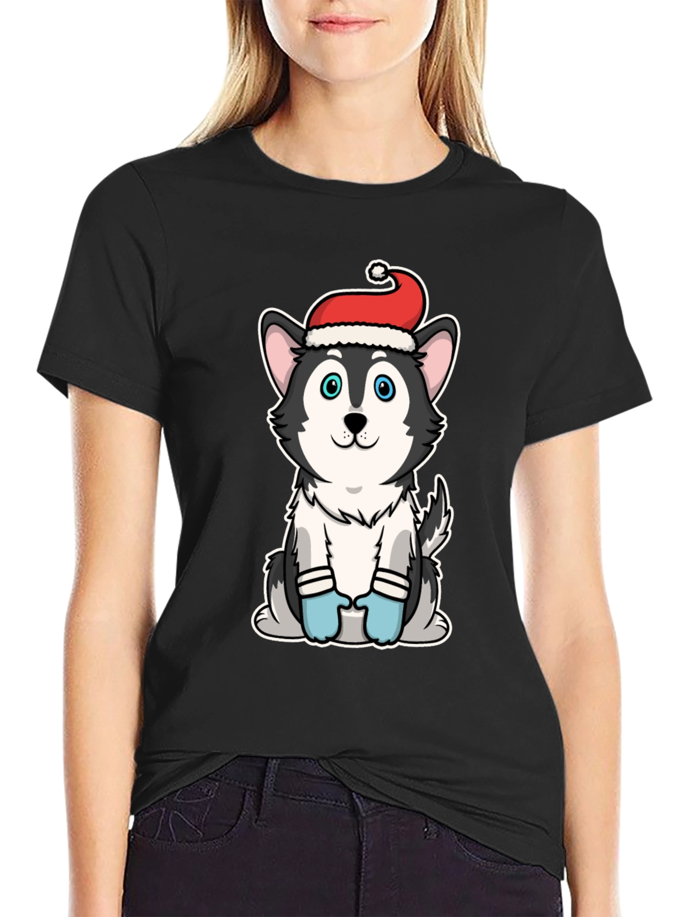 Husky Christmas T-Shirt