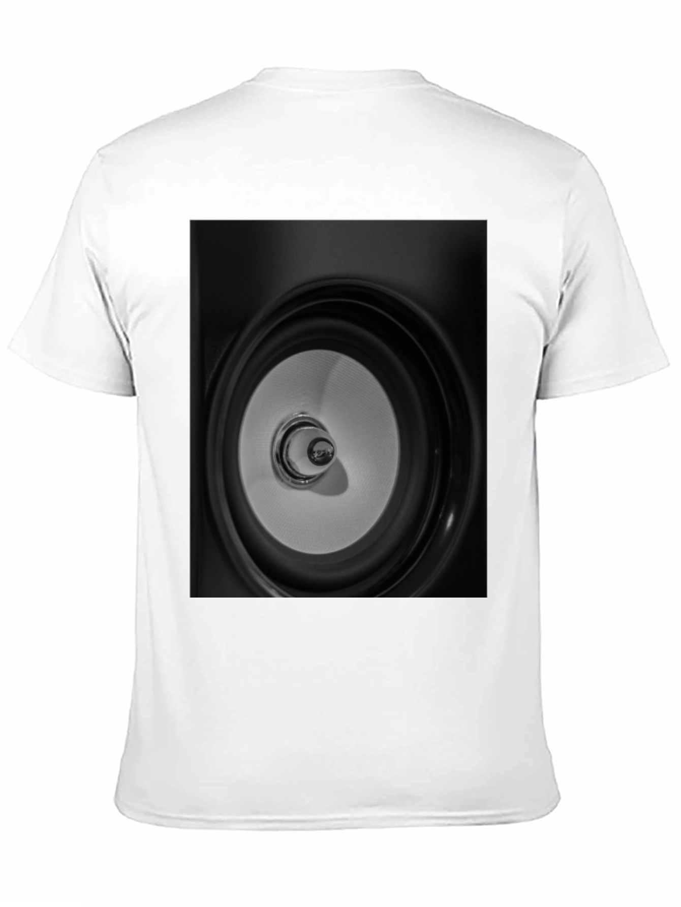 Speaker Graphic Black Tee - Modern Style