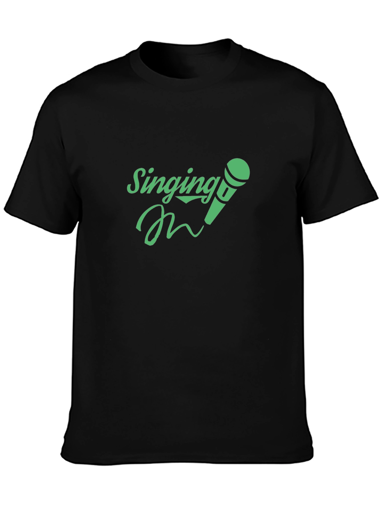 Singing Microphone Graphic T-Shirt