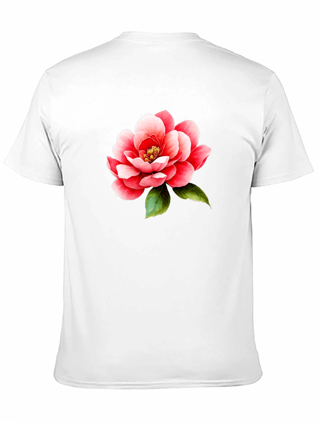 Floral Print T-Shirt - Bold Flower Design