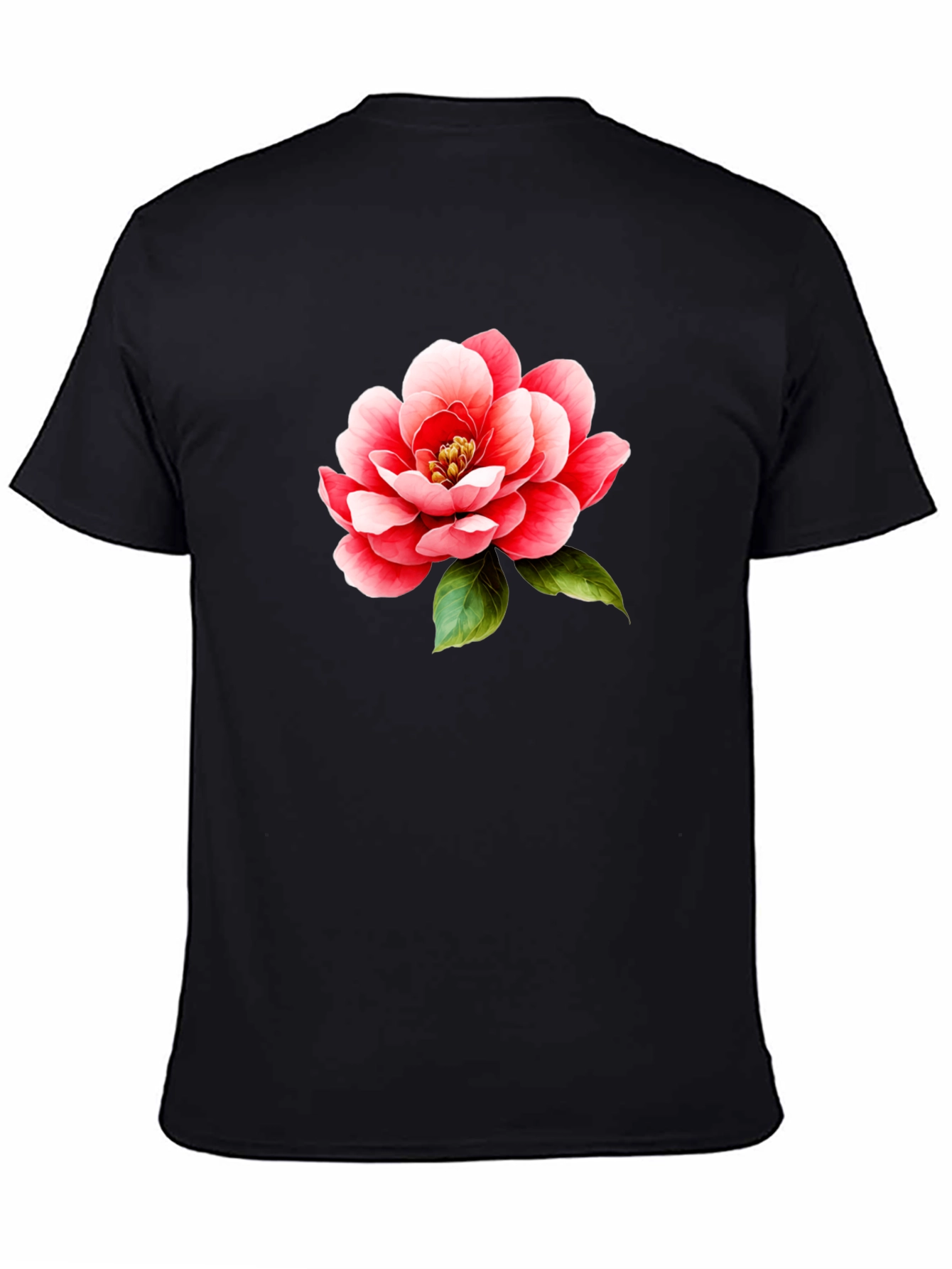 Floral Print T-Shirt - Bold Flower Design