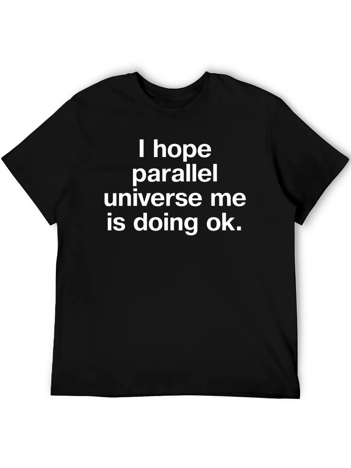 Parallel Universe Me Graphic Tee - Black