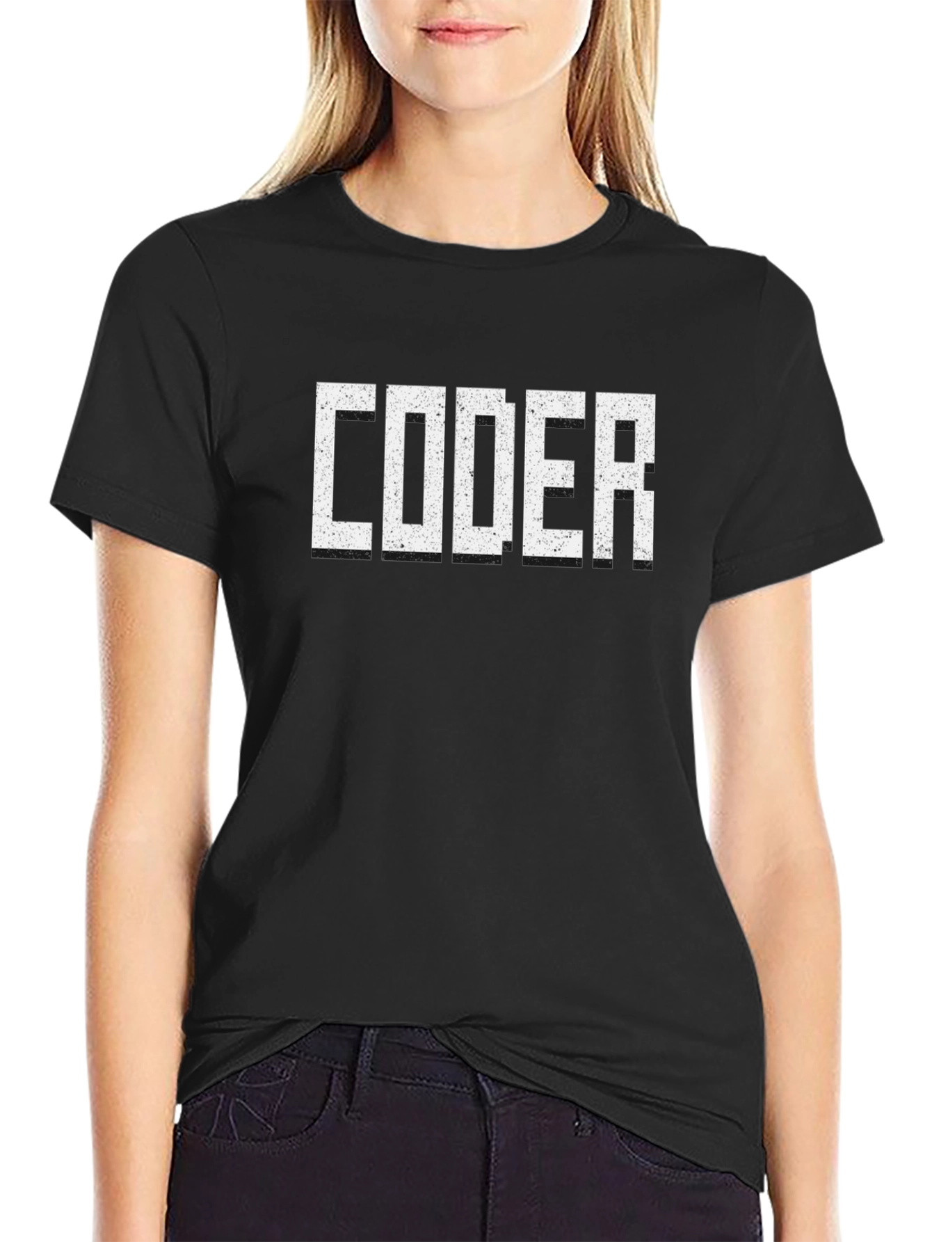 Coder T-Shirt - Black Graphic Tee