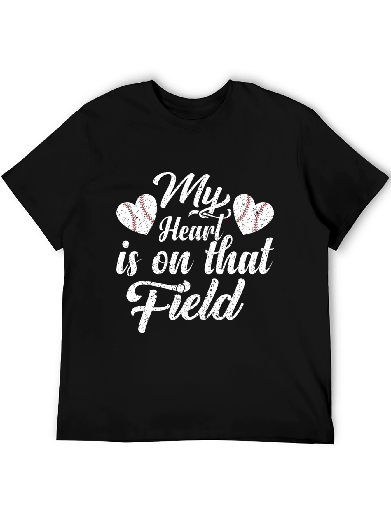 My Heart is on That Field Baseball T-Shirt
