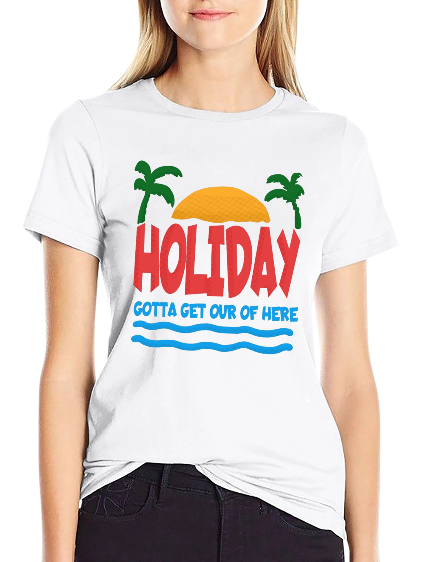 Holiday Graphic T-Shirt - Gotta Get Out Of Here