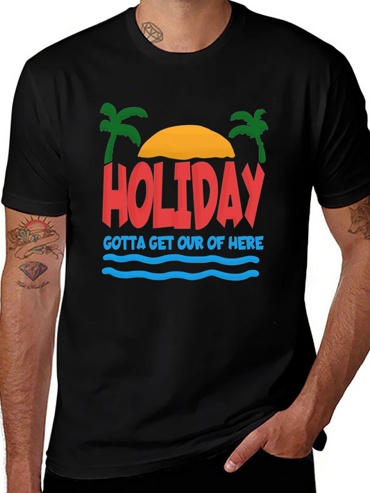 Holiday Graphic T-Shirt - Gotta Get Out Of Here