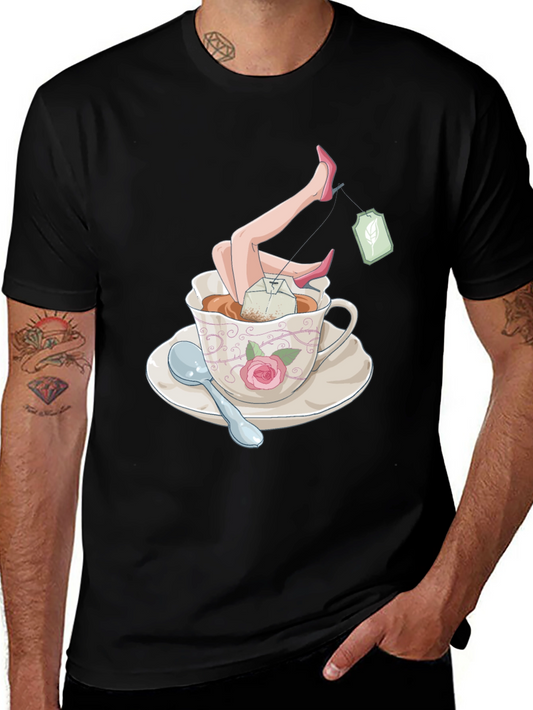 Tea Time Novelty Graphic Tee