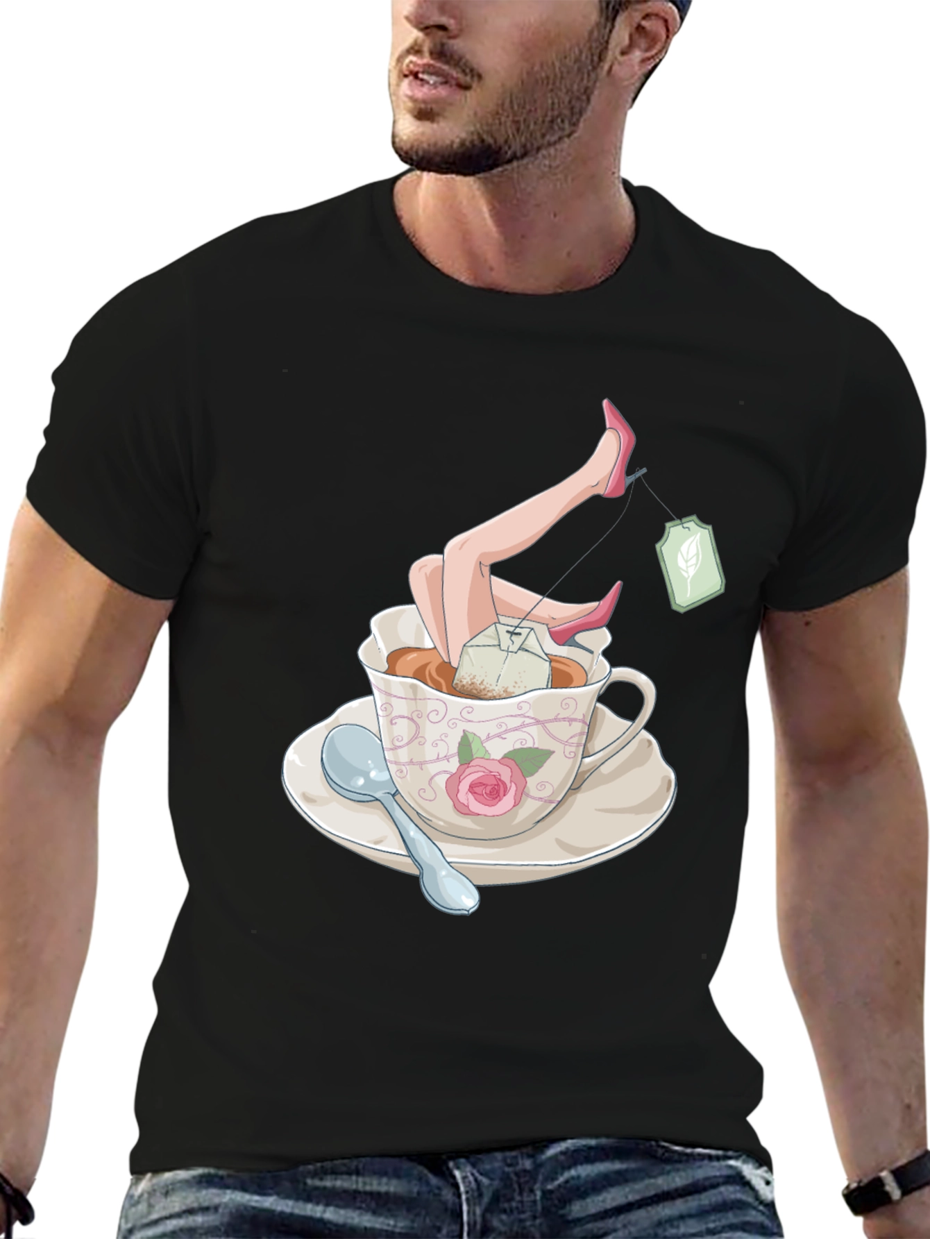 Tea Time Novelty Graphic Tee
