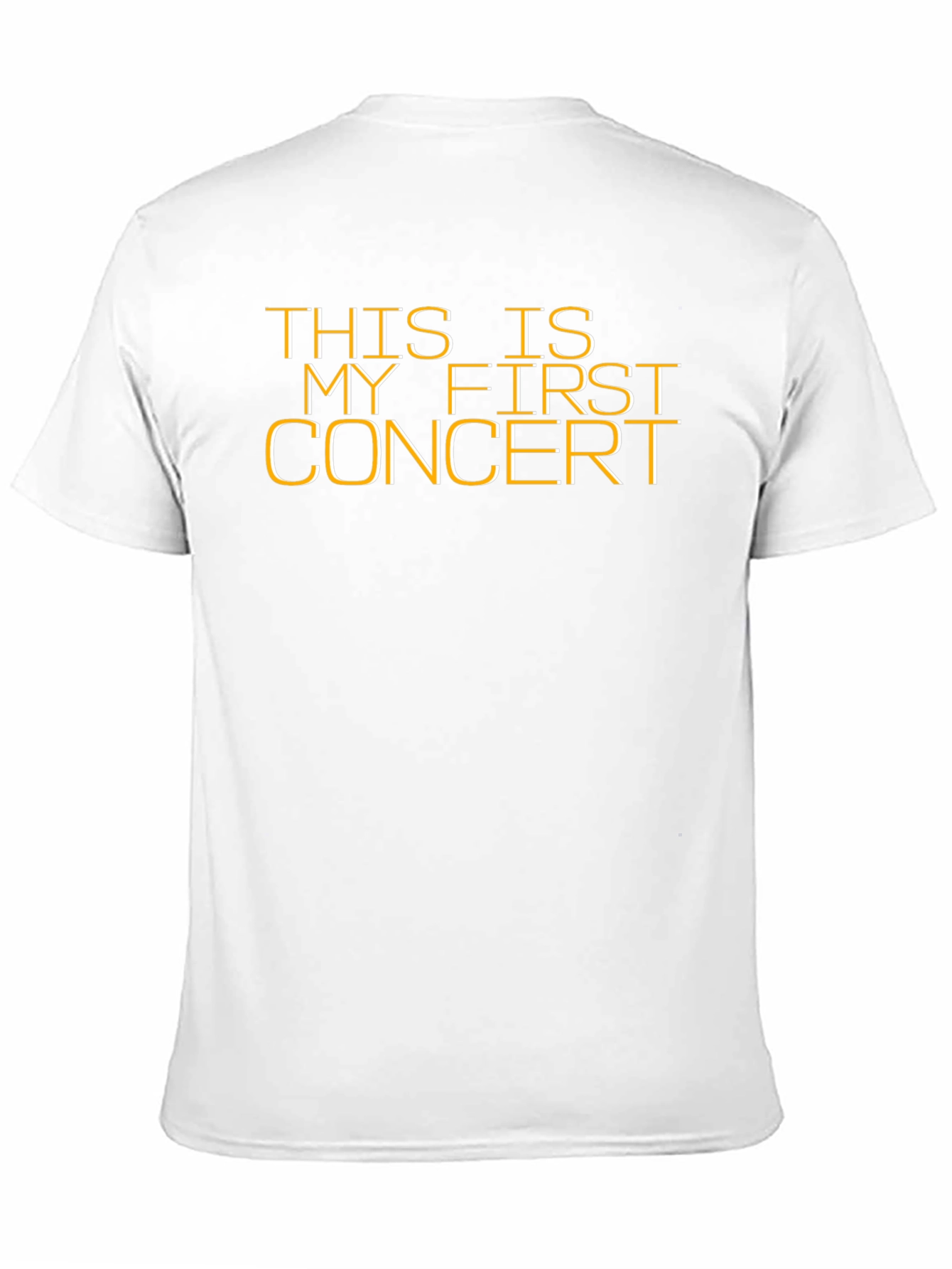 First Concert T-Shirt - Black Cotton Tee