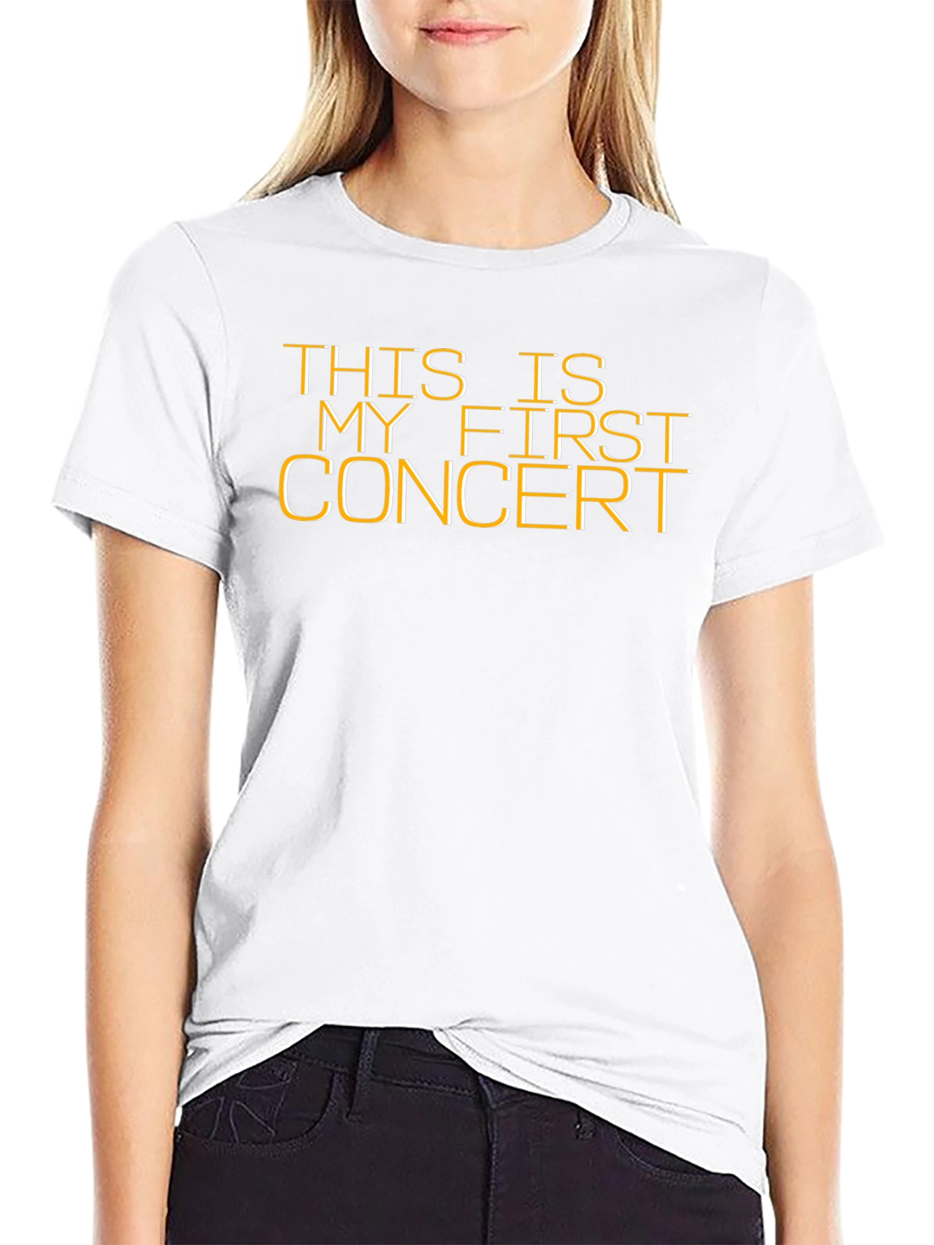 First Concert T-Shirt - Black Cotton Tee