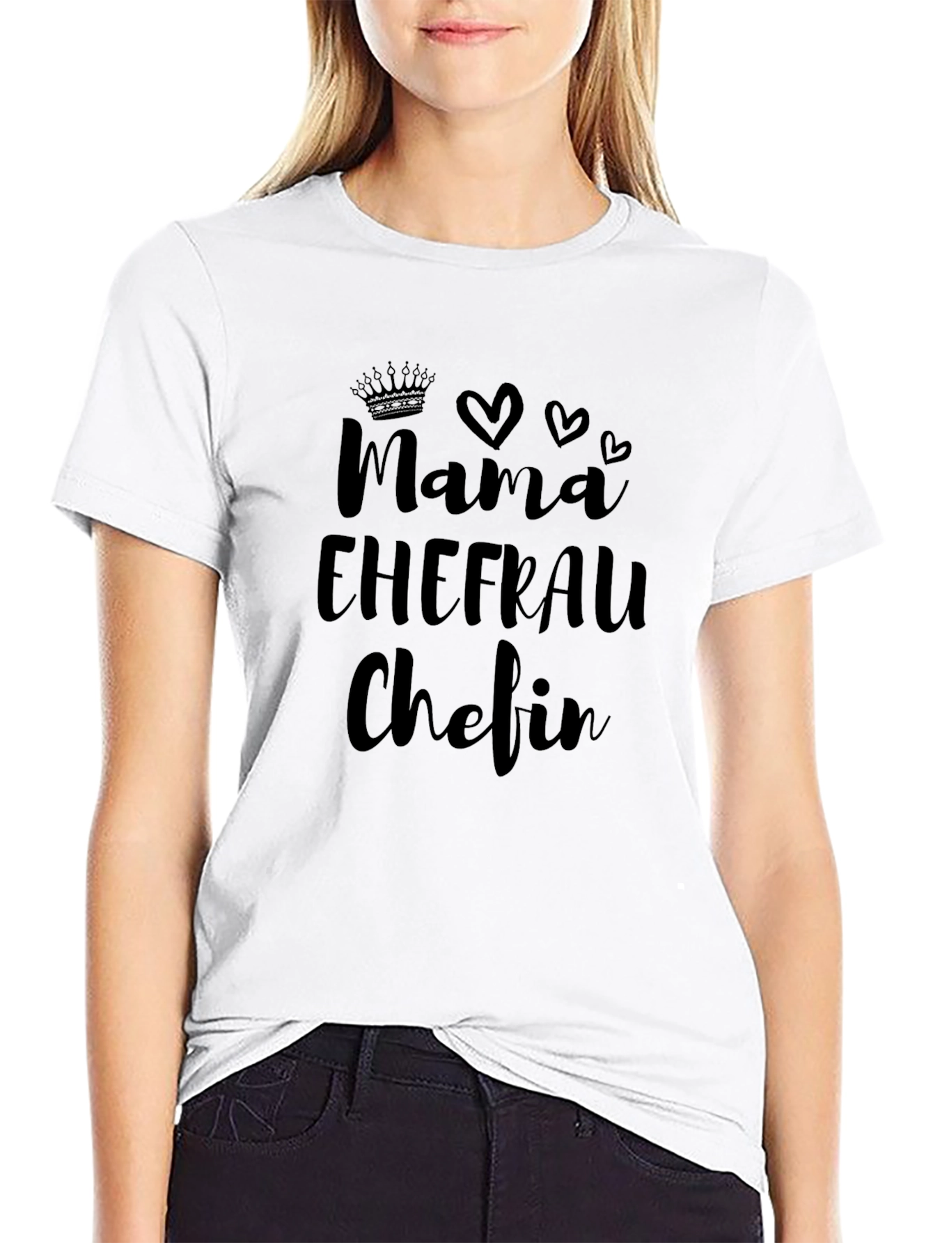 Mama Ehefrau Chefin Black T-Shirt