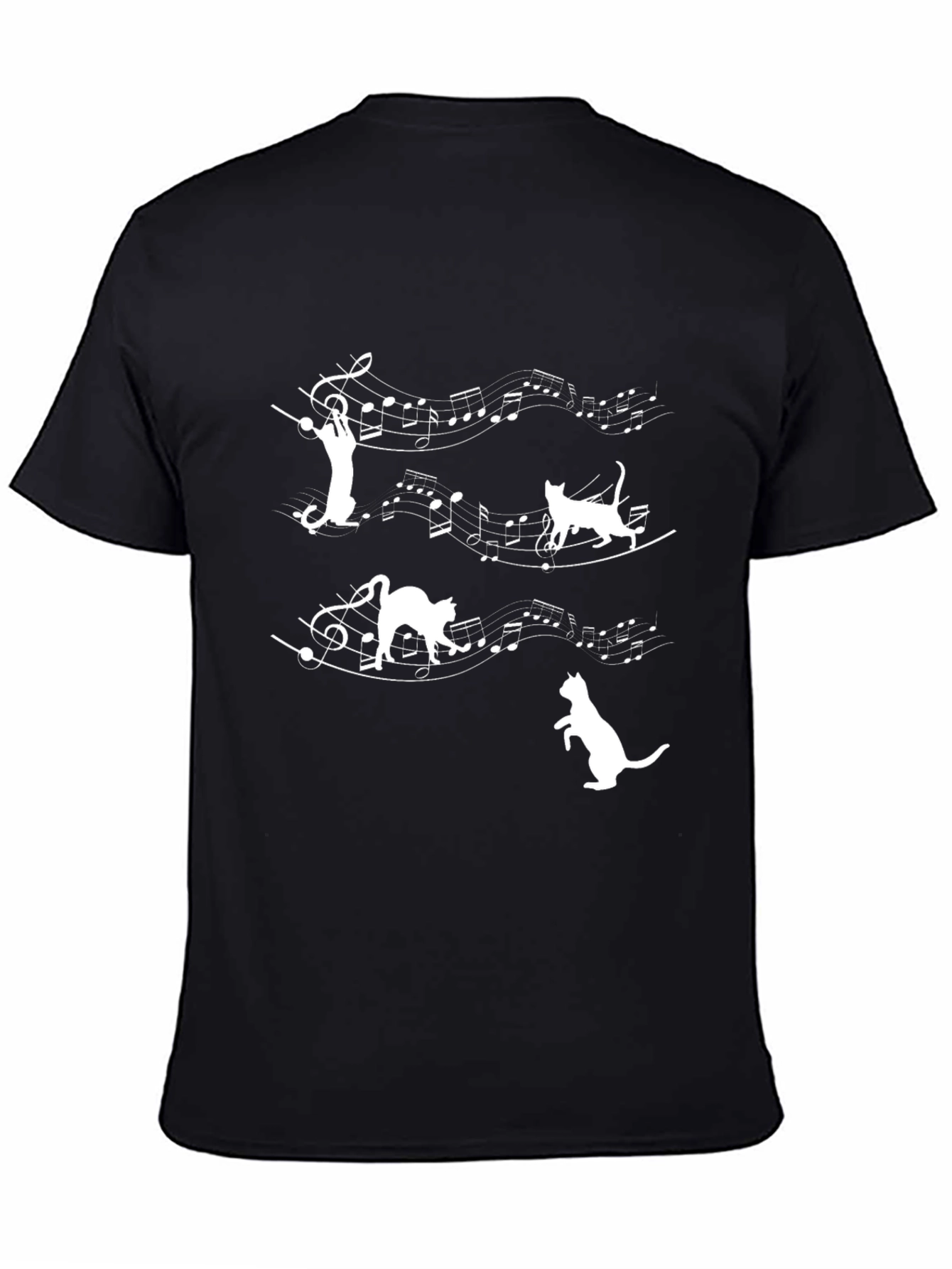 Musical Cats Graphic T-Shirt