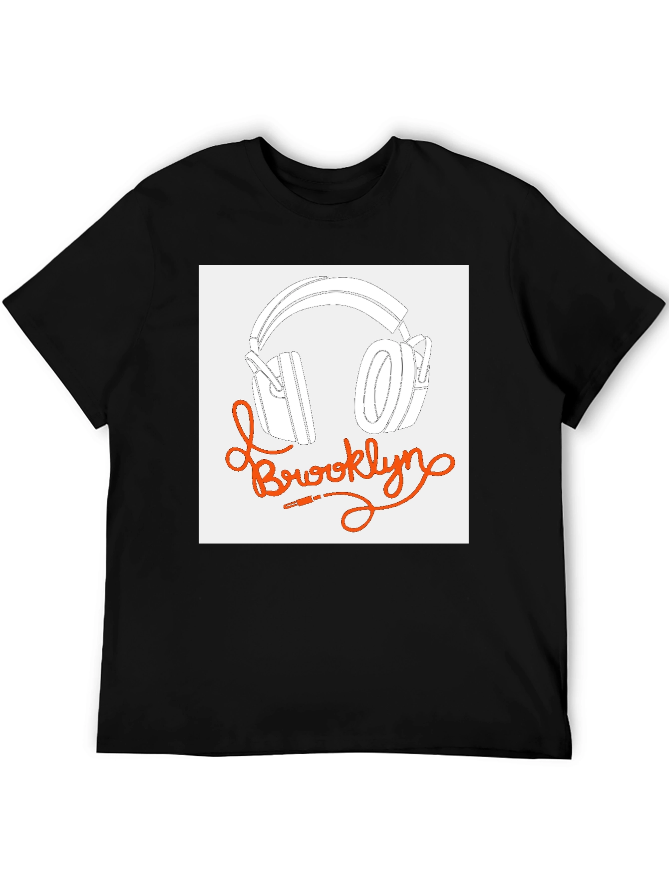 Brooklyn Headphones Graphic Tee - Stylish Music Lover Shirt