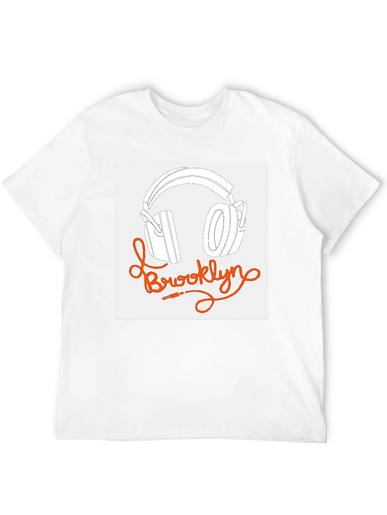 Brooklyn Headphones Graphic Tee - Stylish Music Lover Shirt