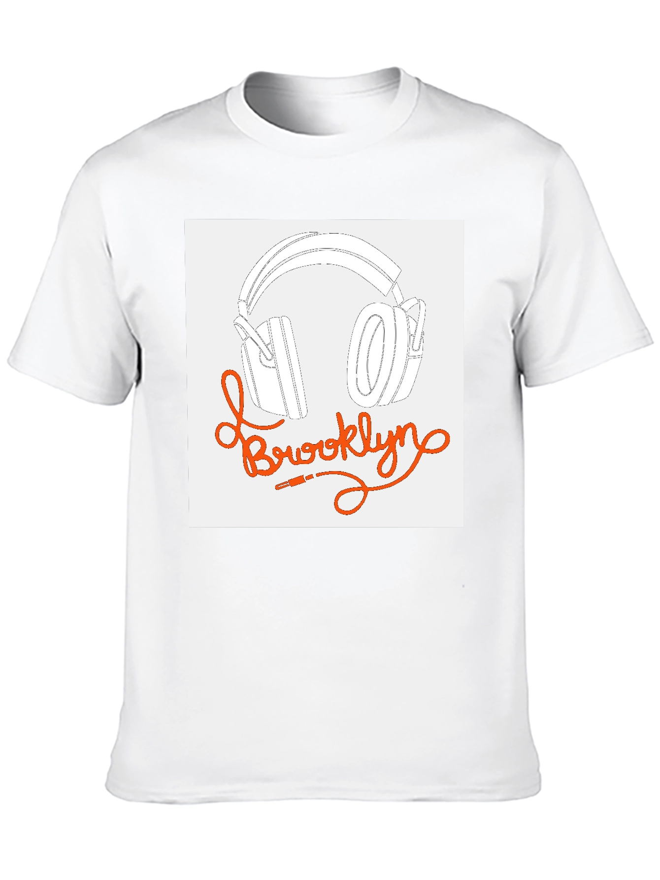 Brooklyn Headphones Graphic Tee - Stylish Music Lover Shirt