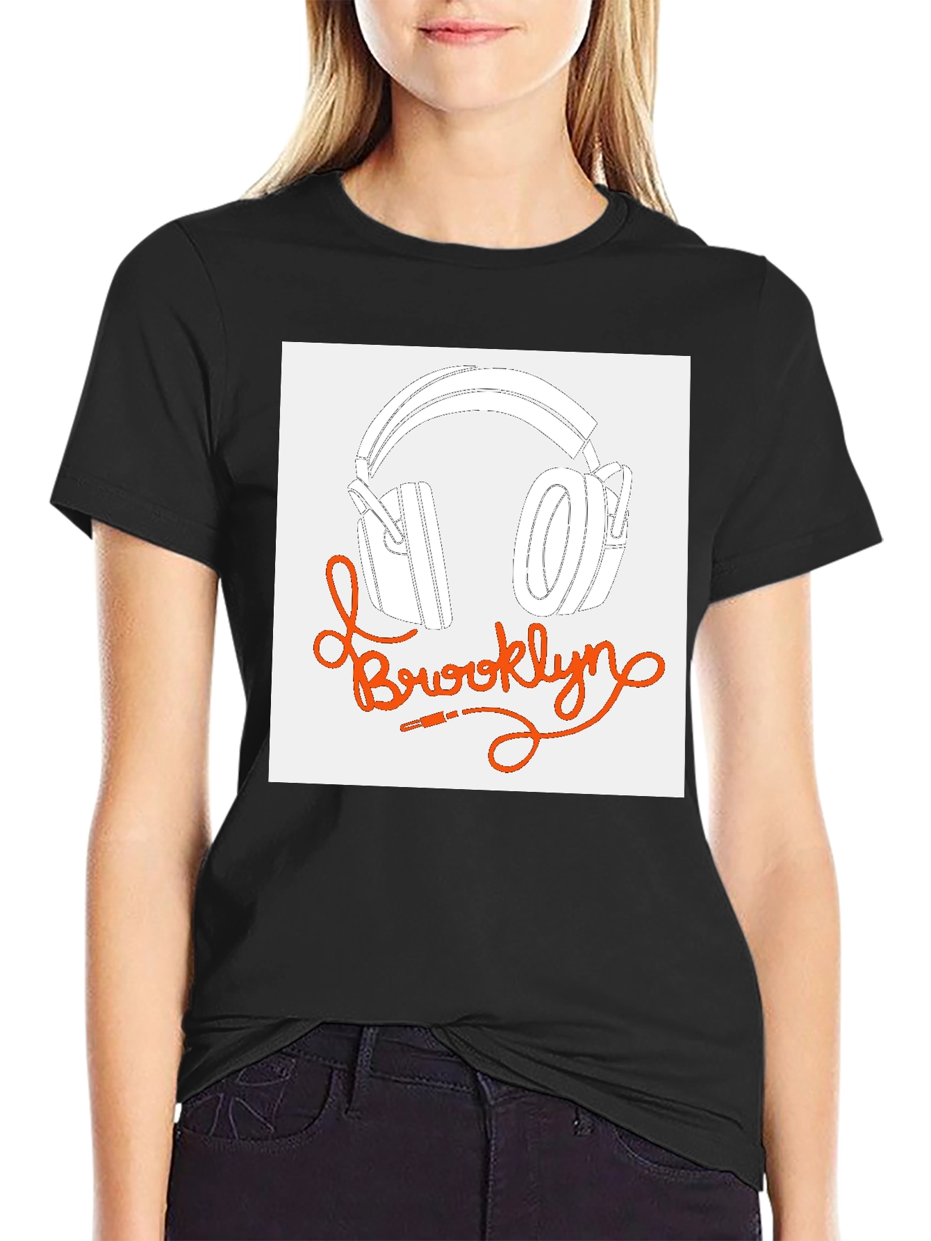 Brooklyn Headphones Graphic Tee - Stylish Music Lover Shirt