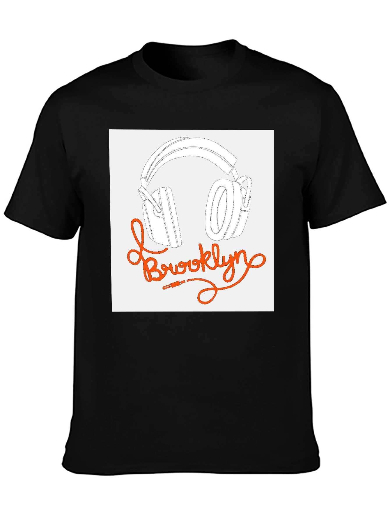 Brooklyn Headphones Graphic Tee - Stylish Music Lover Shirt
