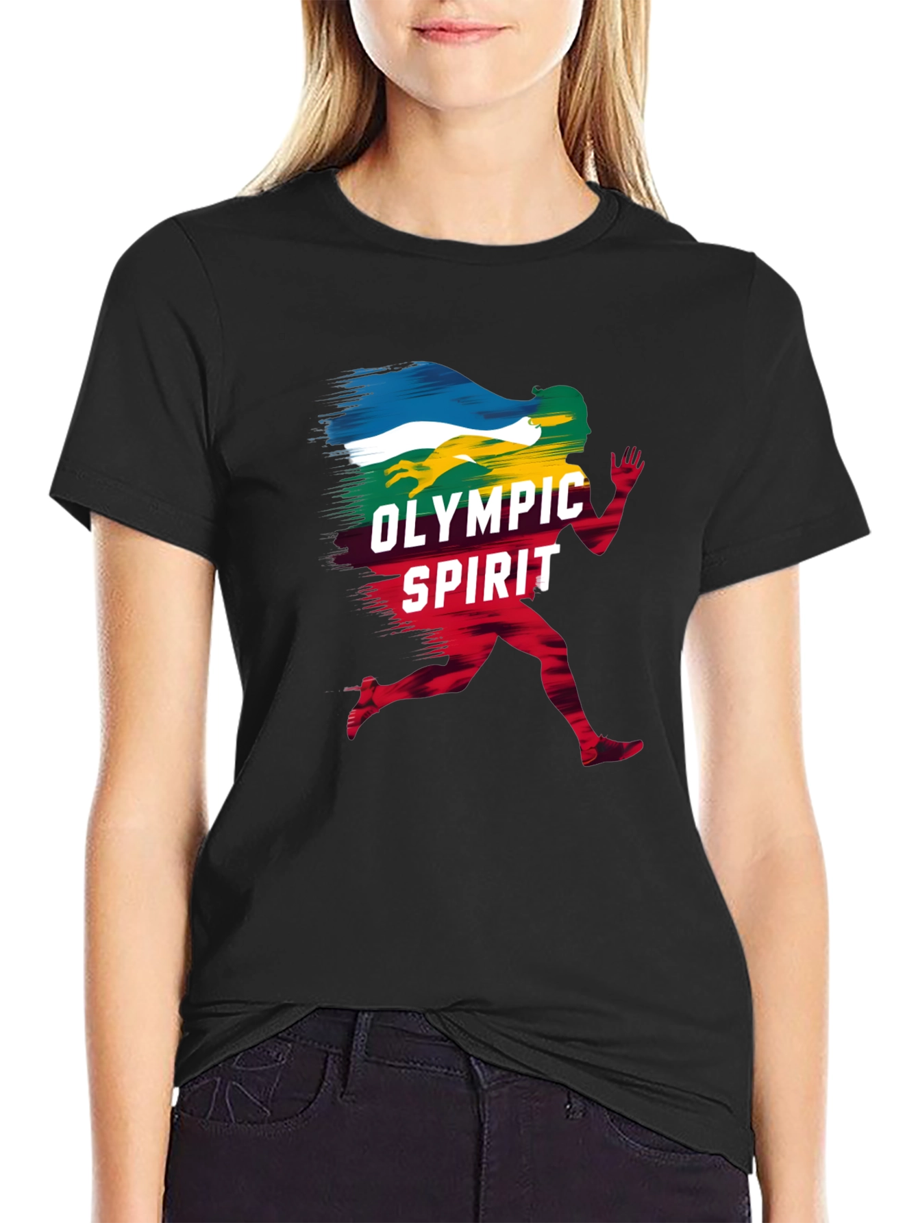 Olympic Spirit Graphic T-Shirt
