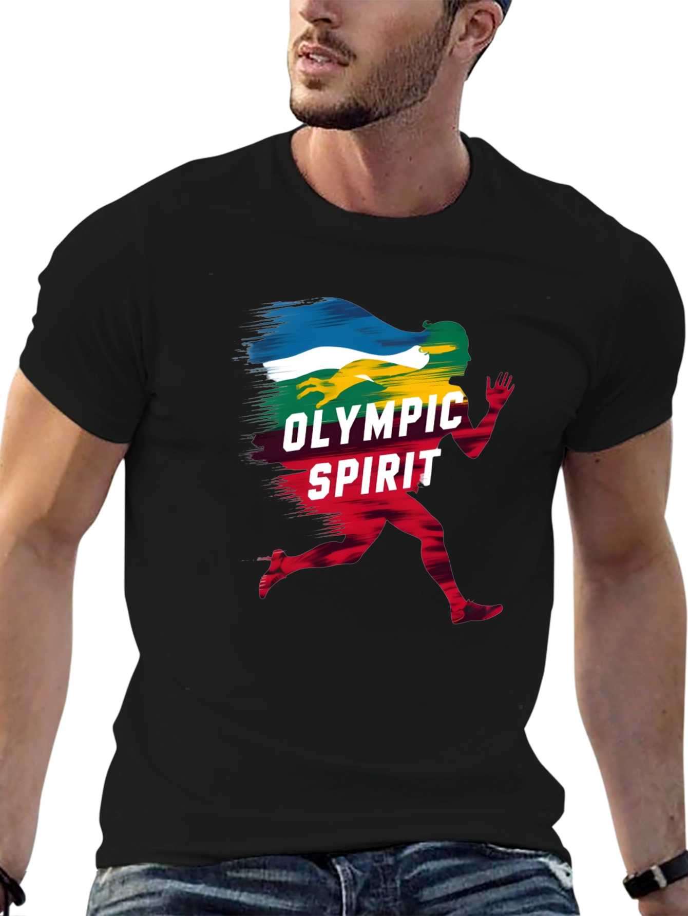 Olympic Spirit Graphic T-Shirt