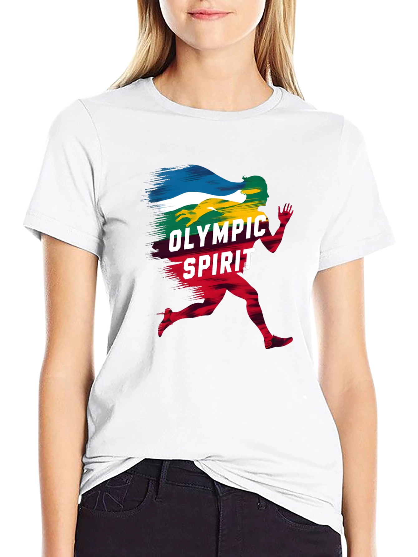 Olympic Spirit Graphic T-Shirt